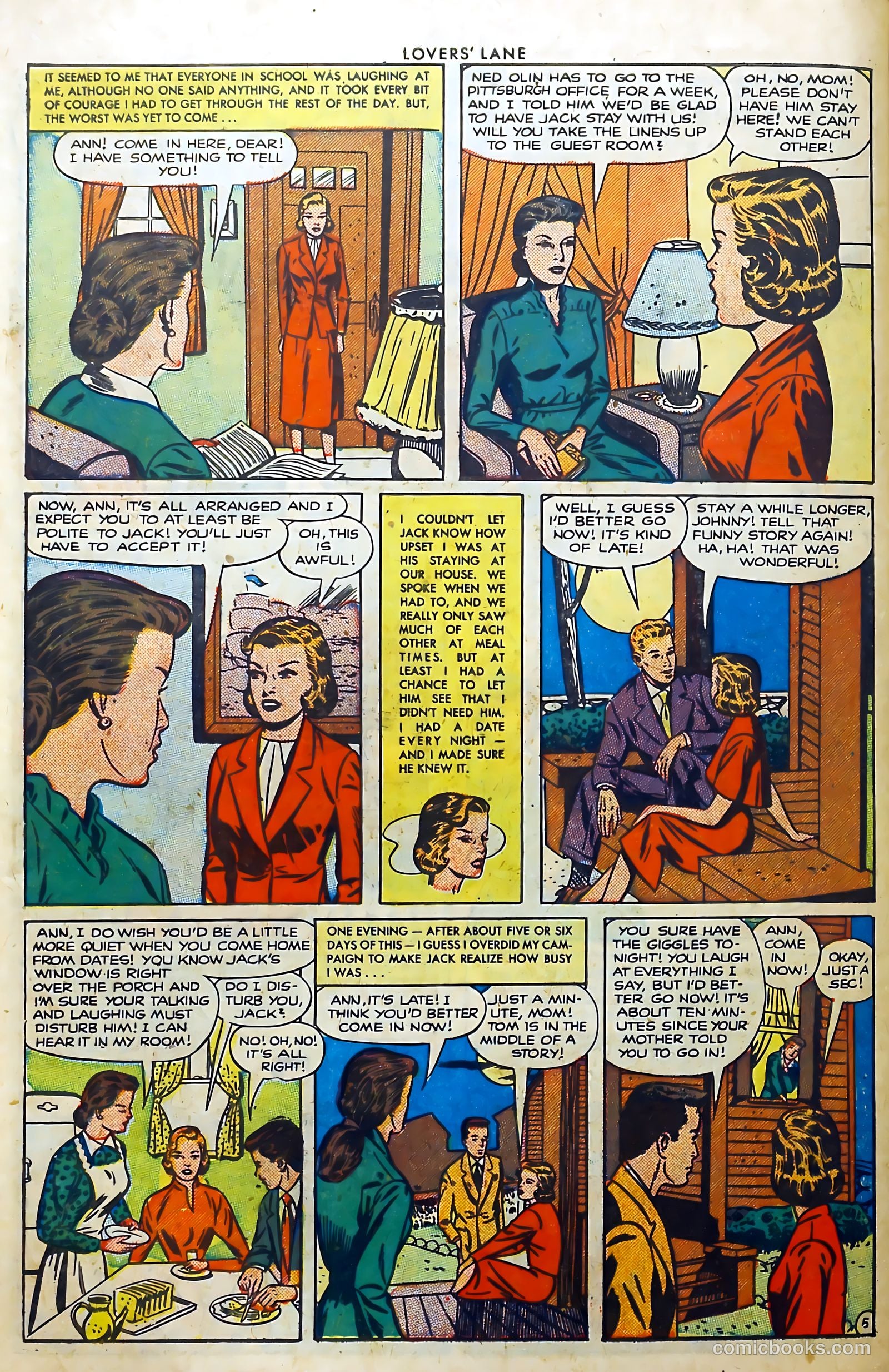 Lovers' Lane #20 (1952) — page 30 of 37
