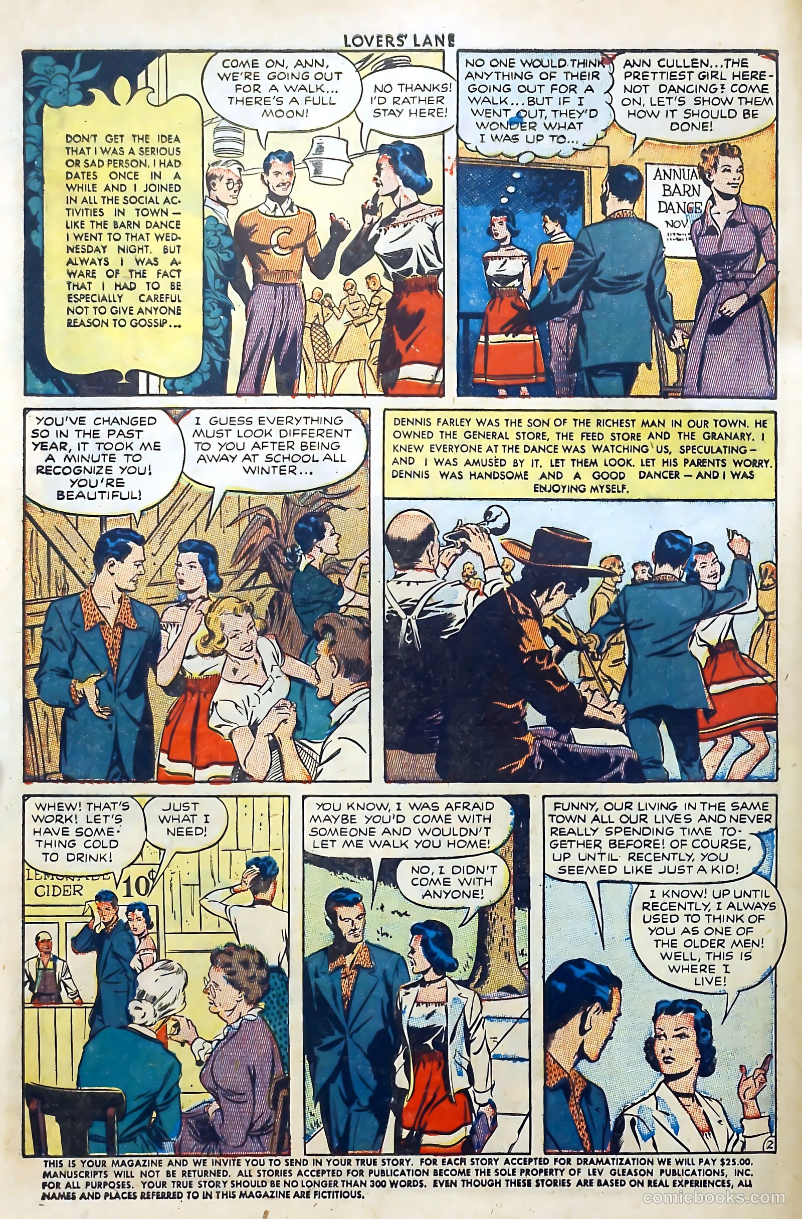 Lovers' Lane #21 (1952) — page 4 of 37