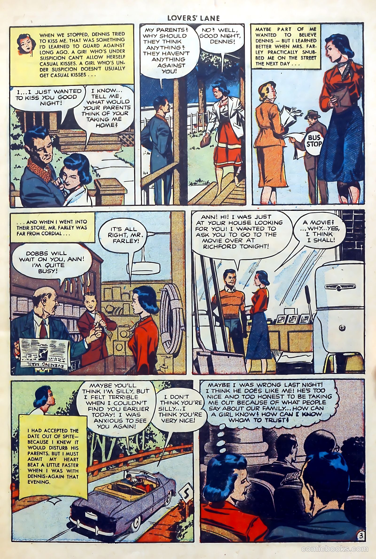 Lovers' Lane #21 (1952) — page 5 of 37
