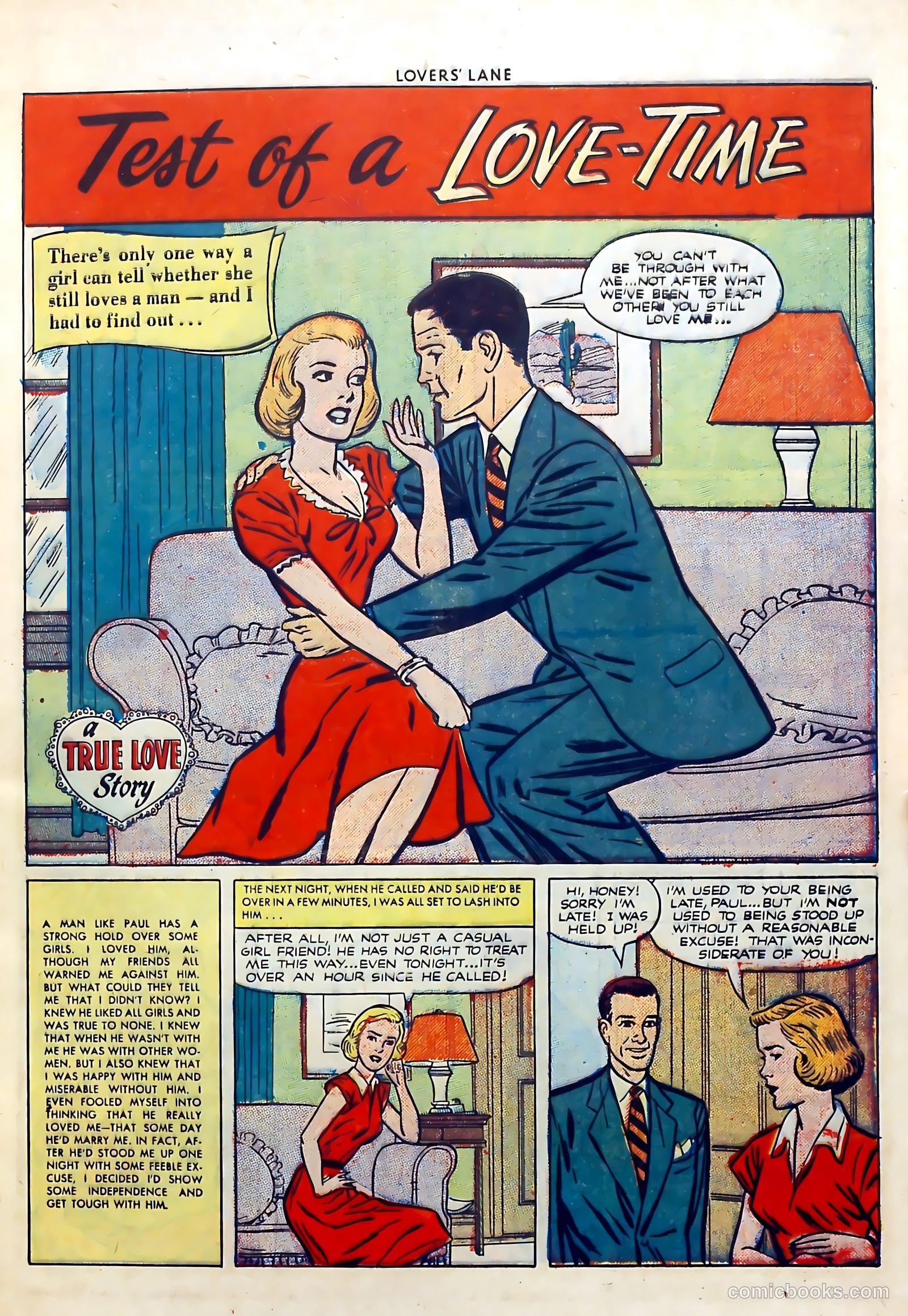 Lovers' Lane #21 (1952) — page 9 of 37