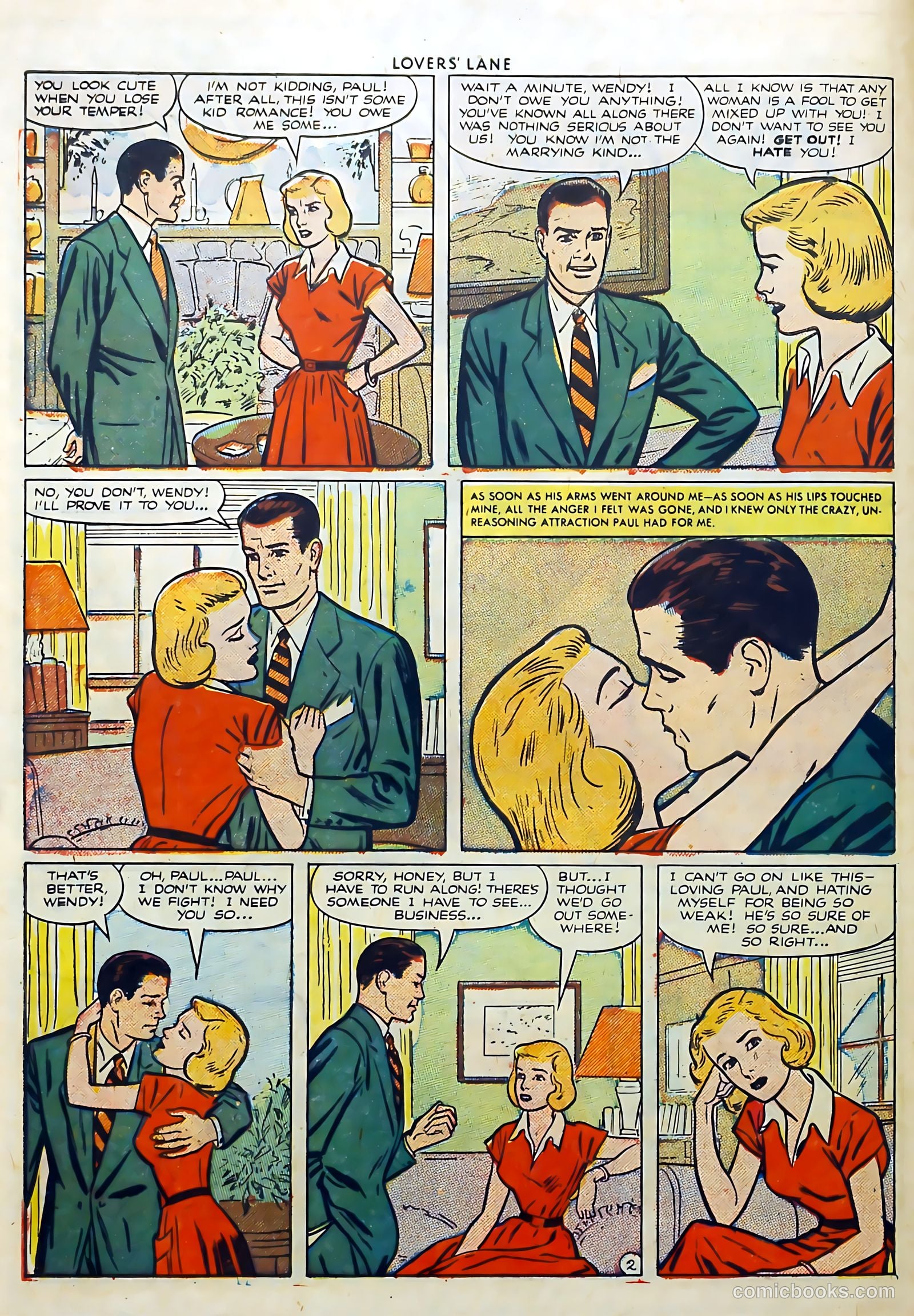 Lovers' Lane #21 (1952) — page 10 of 37