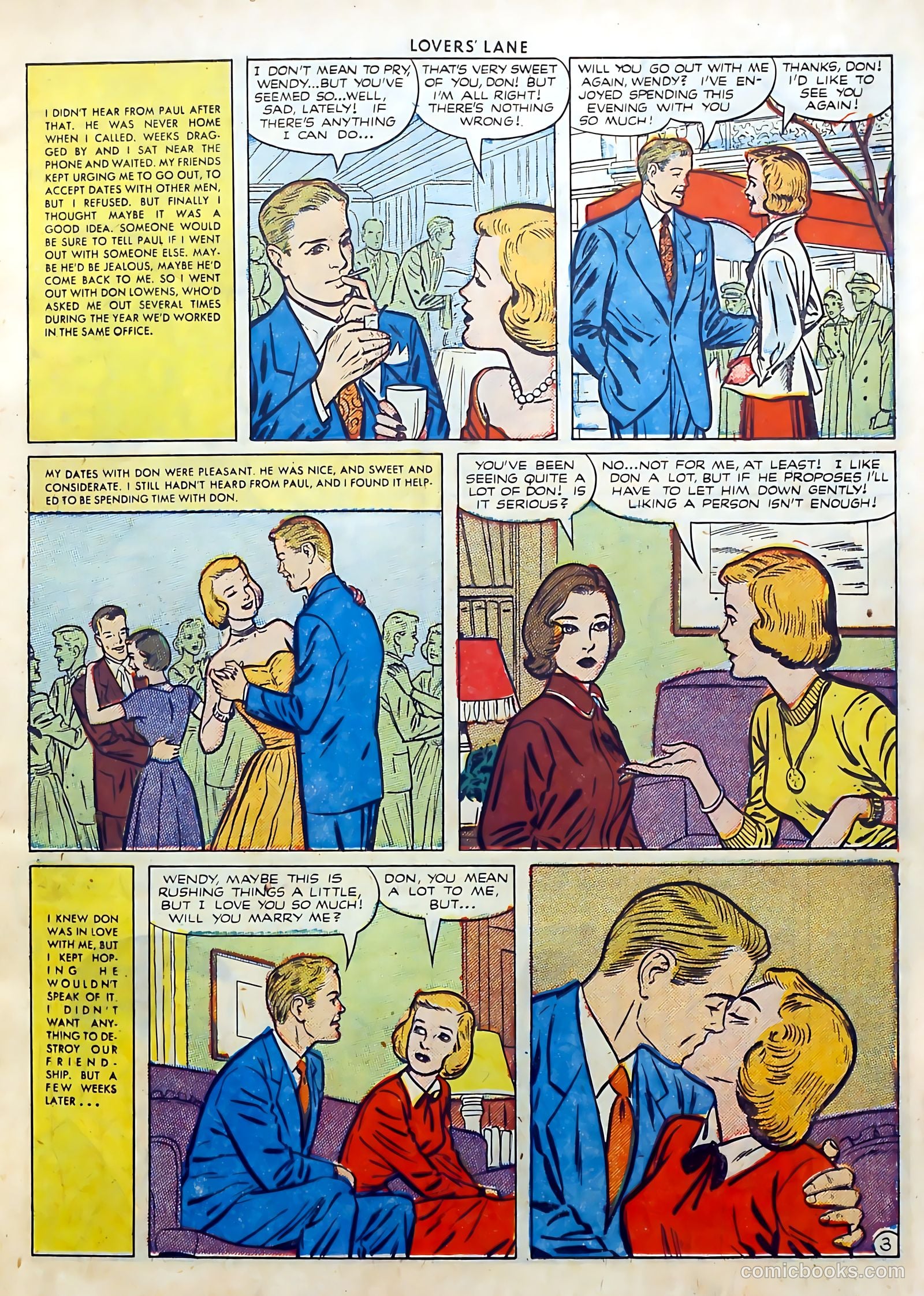 Lovers' Lane #21 (1952) — page 11 of 37