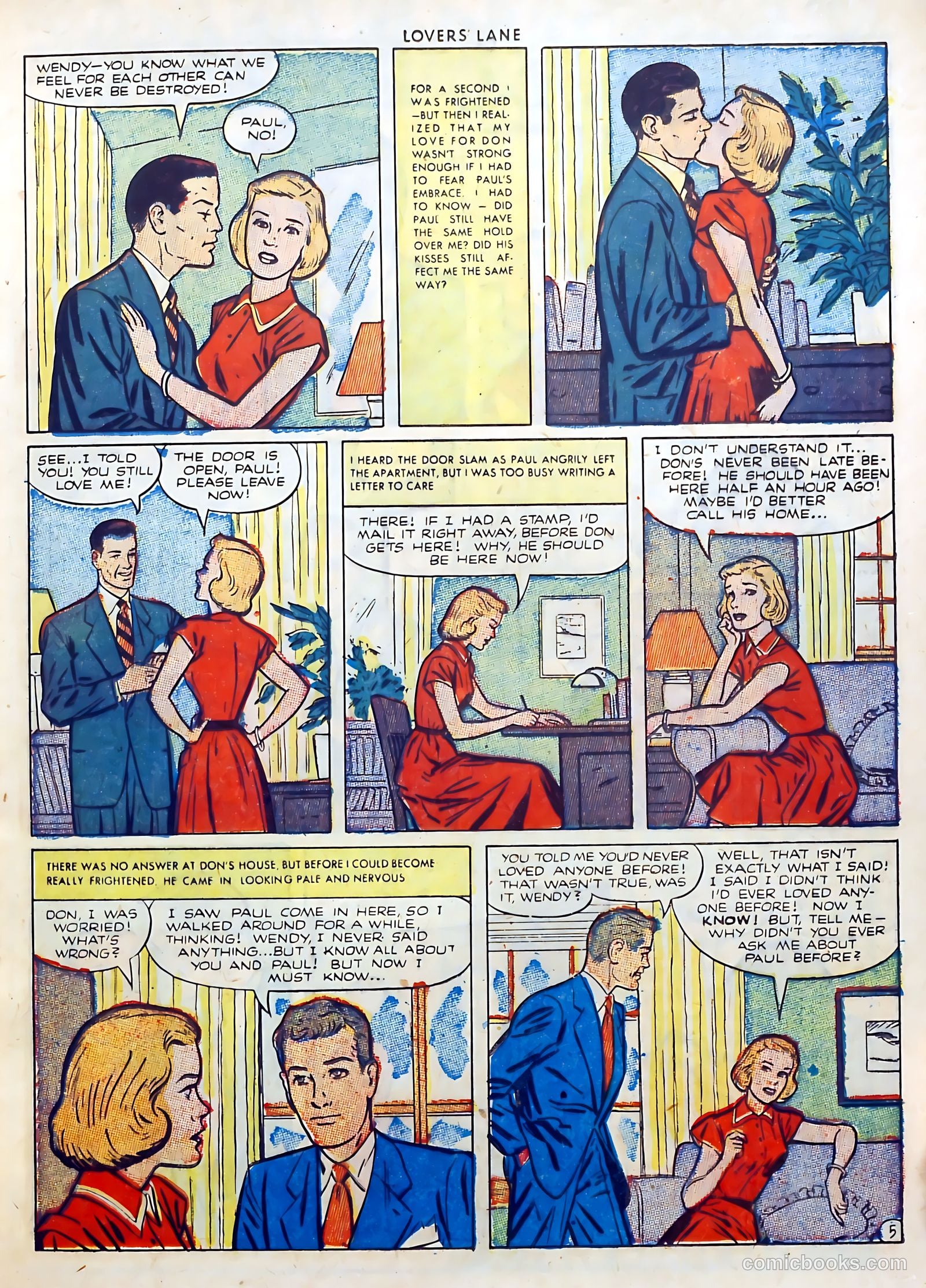 Lovers' Lane #21 (1952) — page 13 of 37