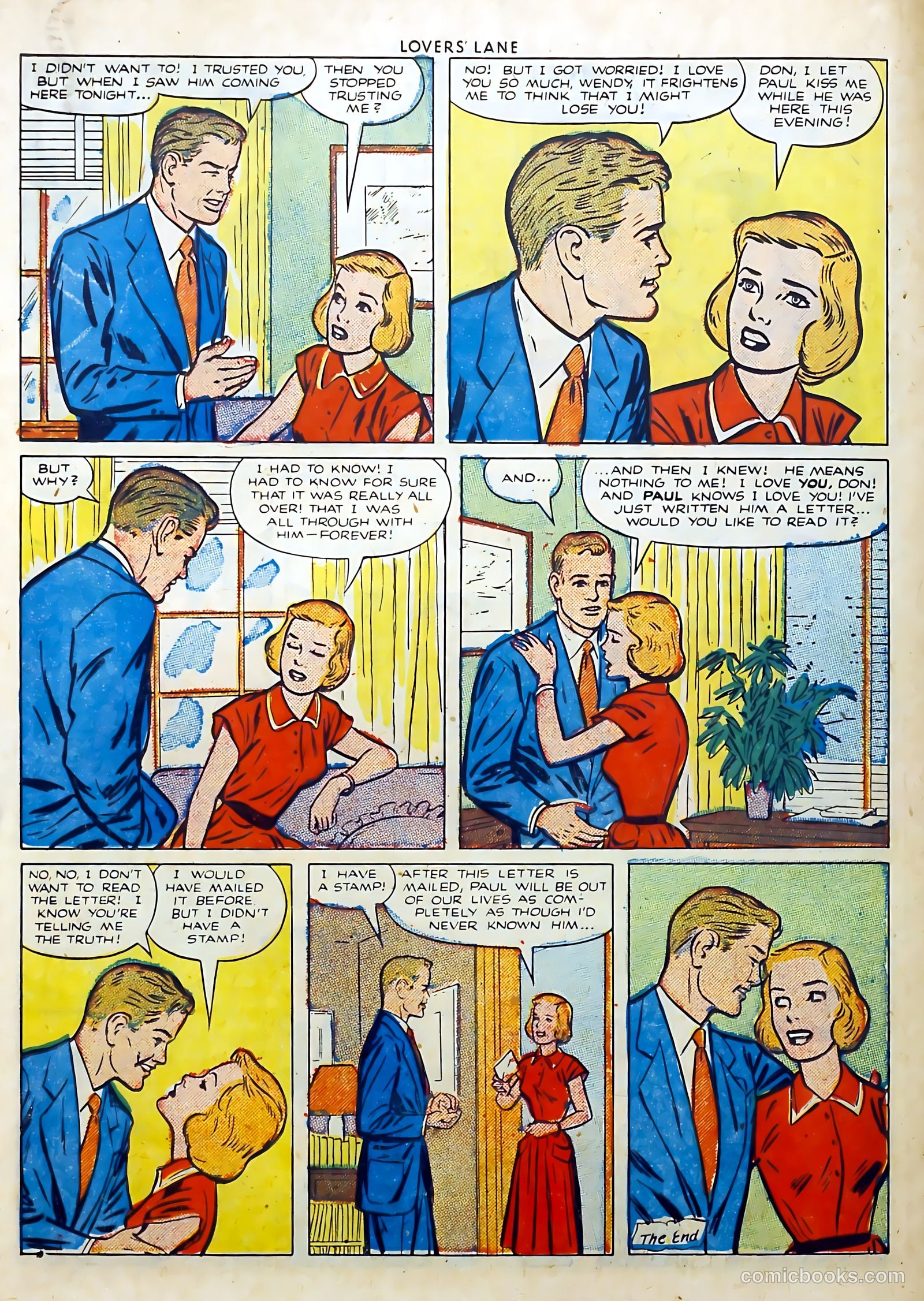Lovers' Lane #21 (1952) — page 14 of 37
