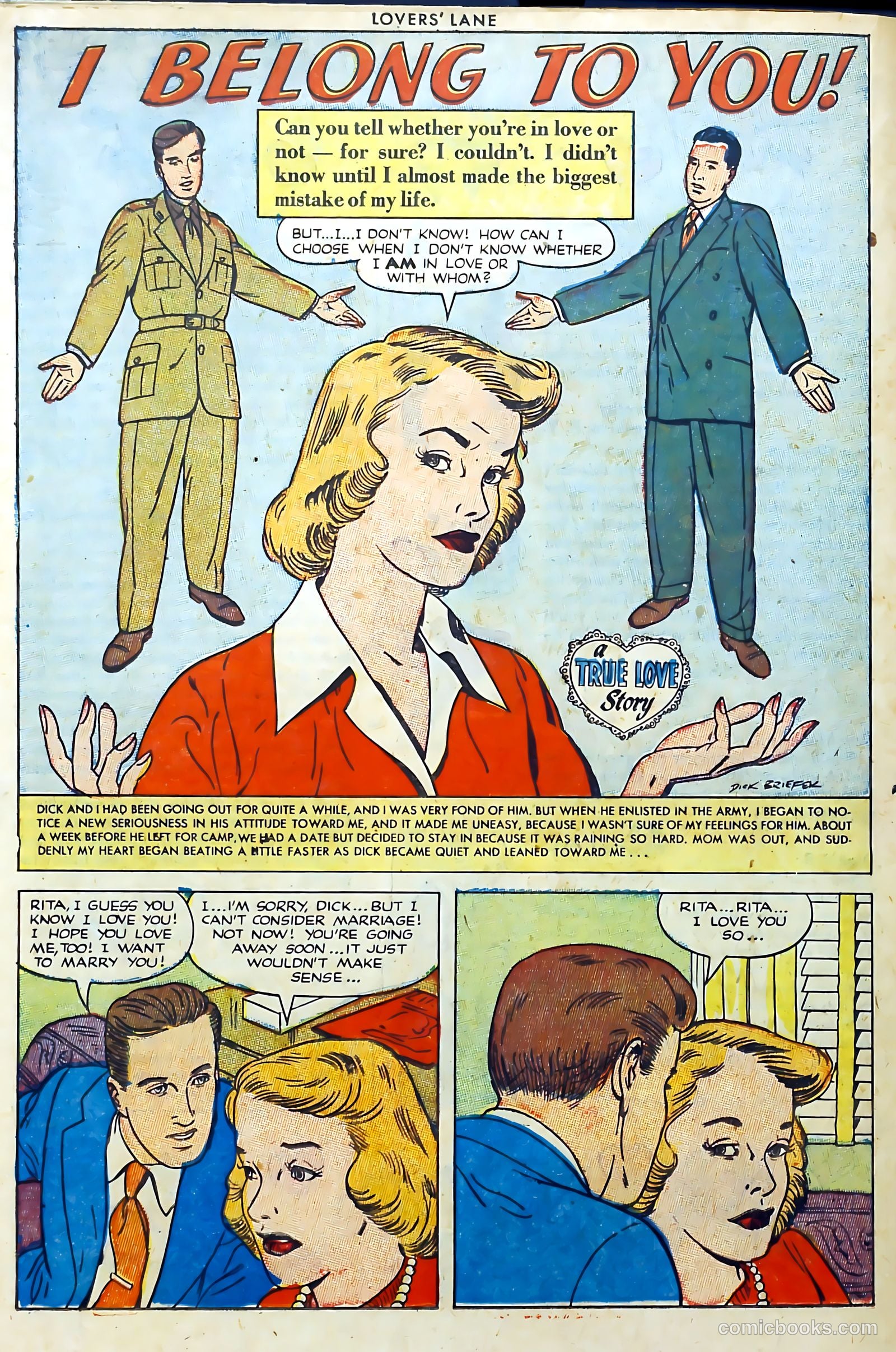 Lovers' Lane #21 (1952) — page 18 of 37
