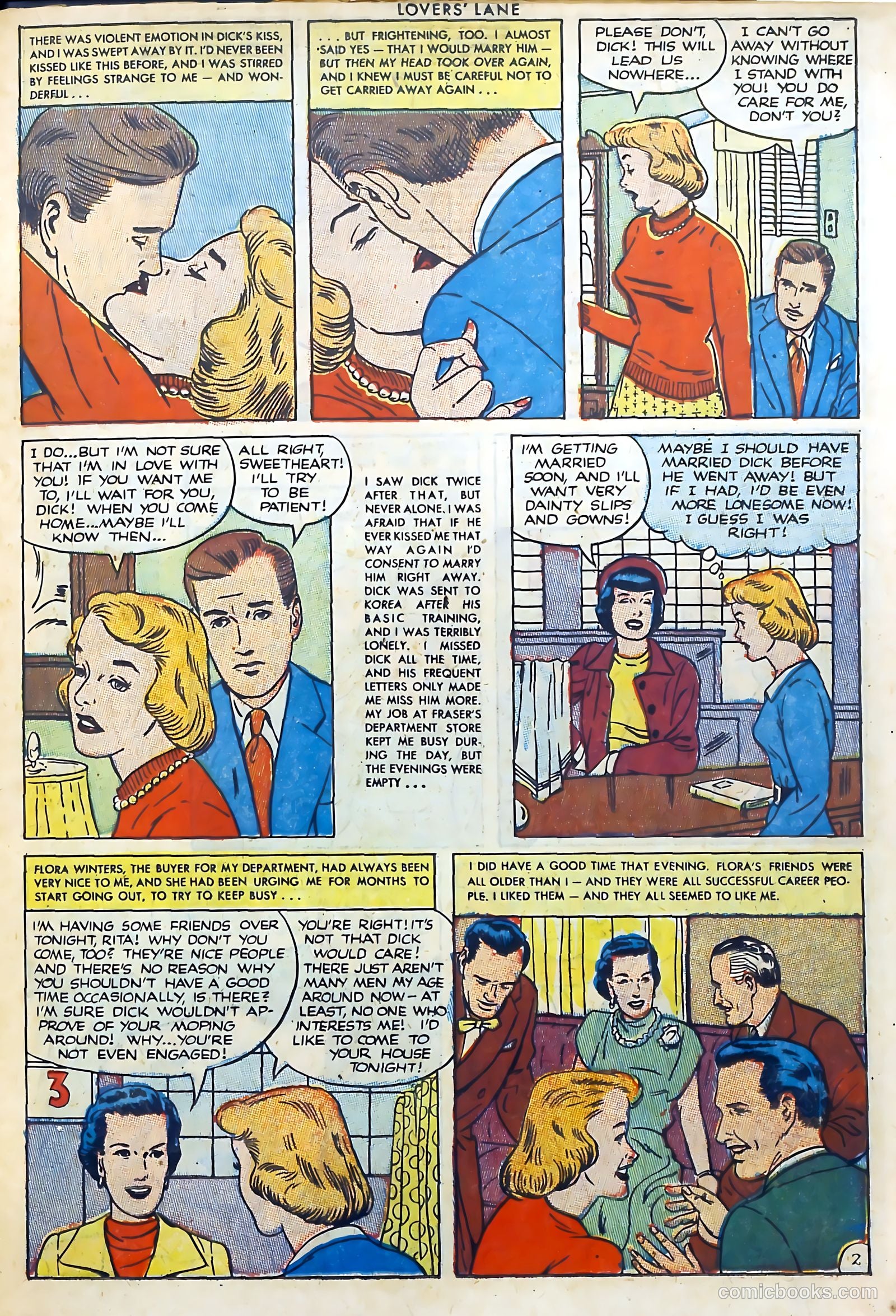 Lovers' Lane #21 (1952) — page 19 of 37