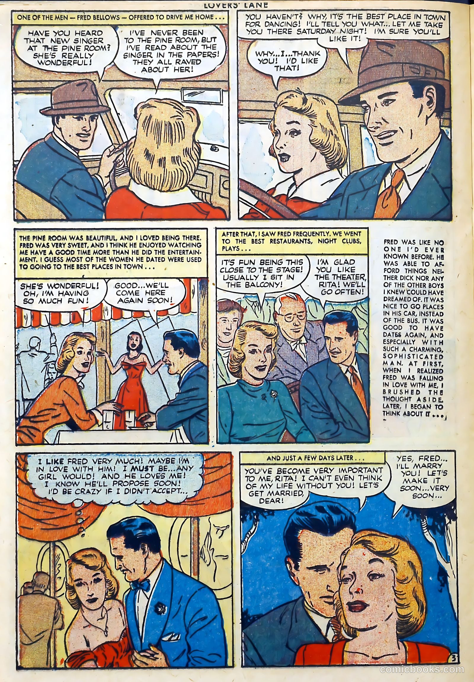 Lovers' Lane #21 (1952) — page 20 of 37