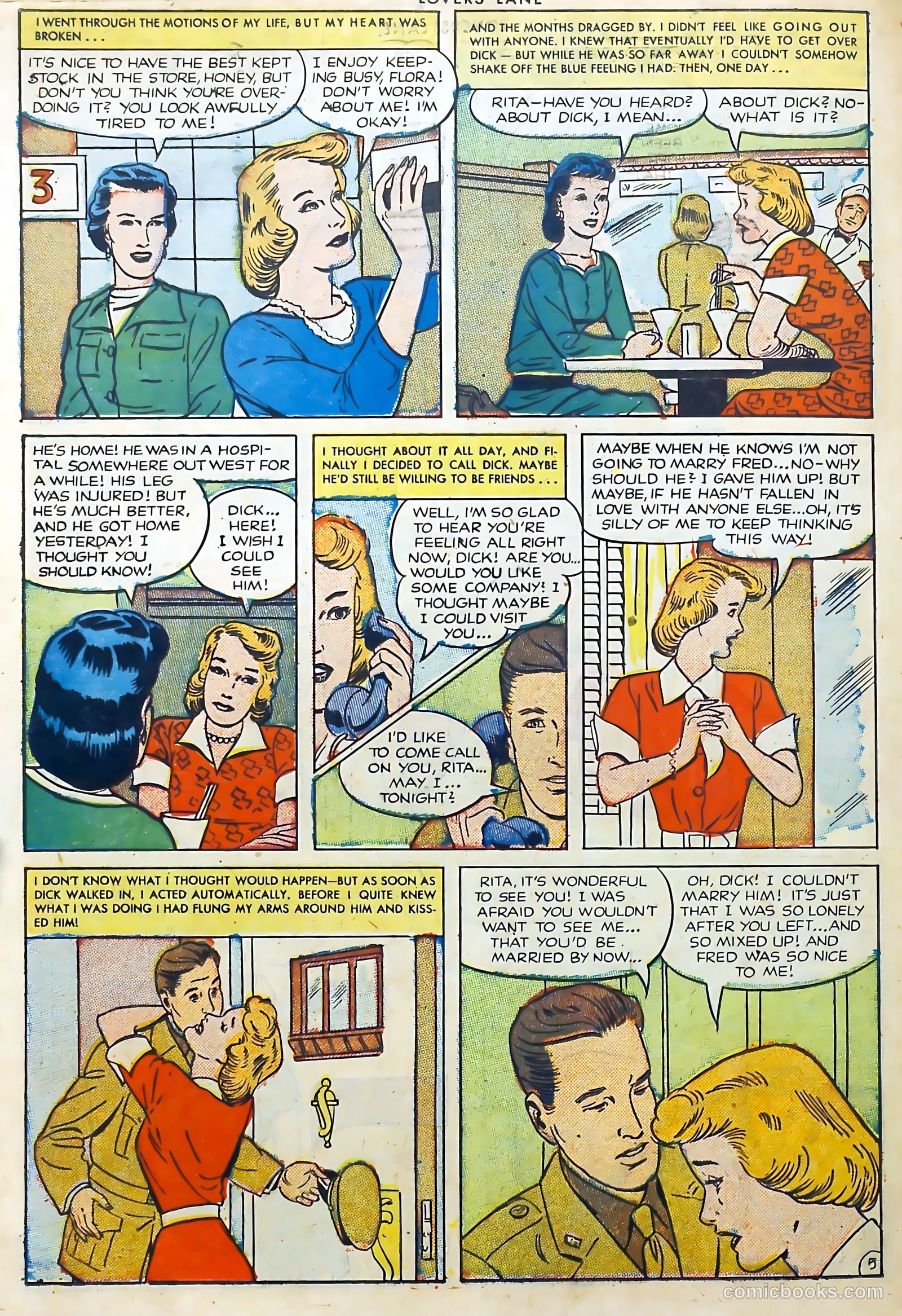 Lovers' Lane #21 (1952) — page 22 of 37