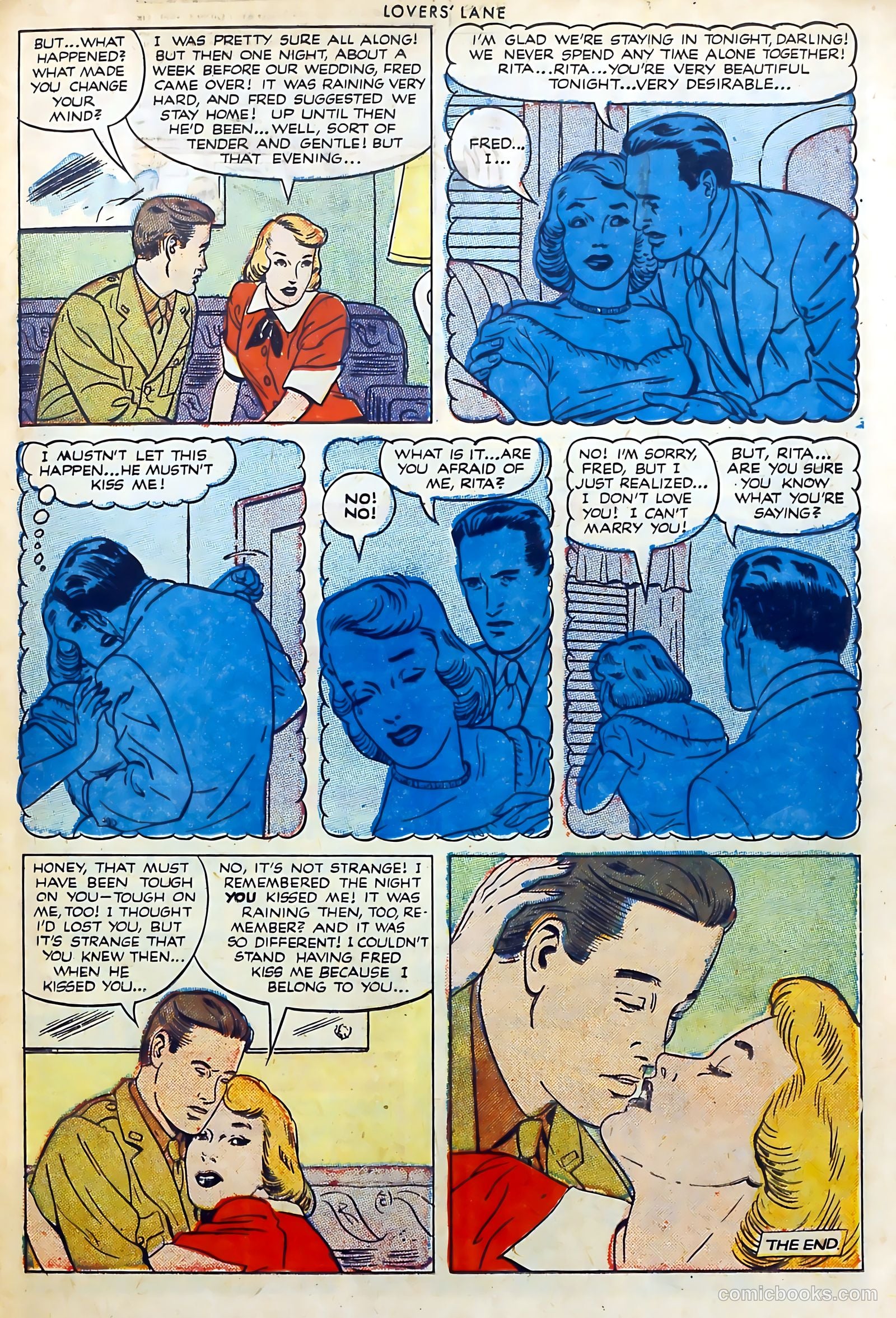 Lovers' Lane #21 (1952) — page 23 of 37
