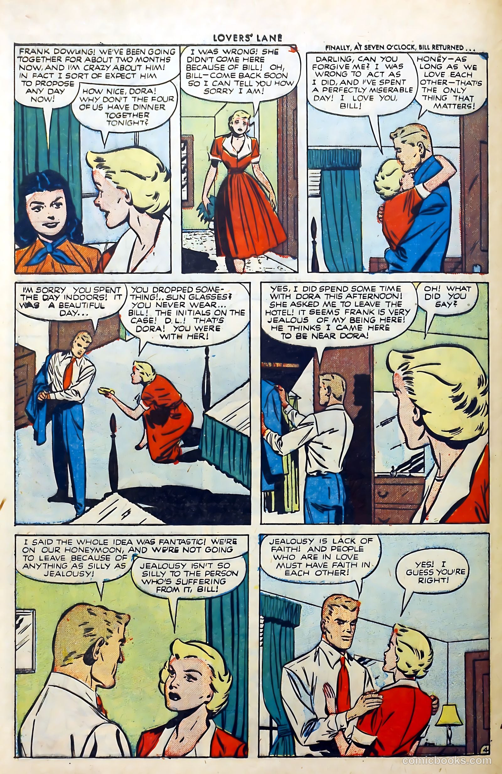 Lovers' Lane #21 (1952) — page 28 of 37