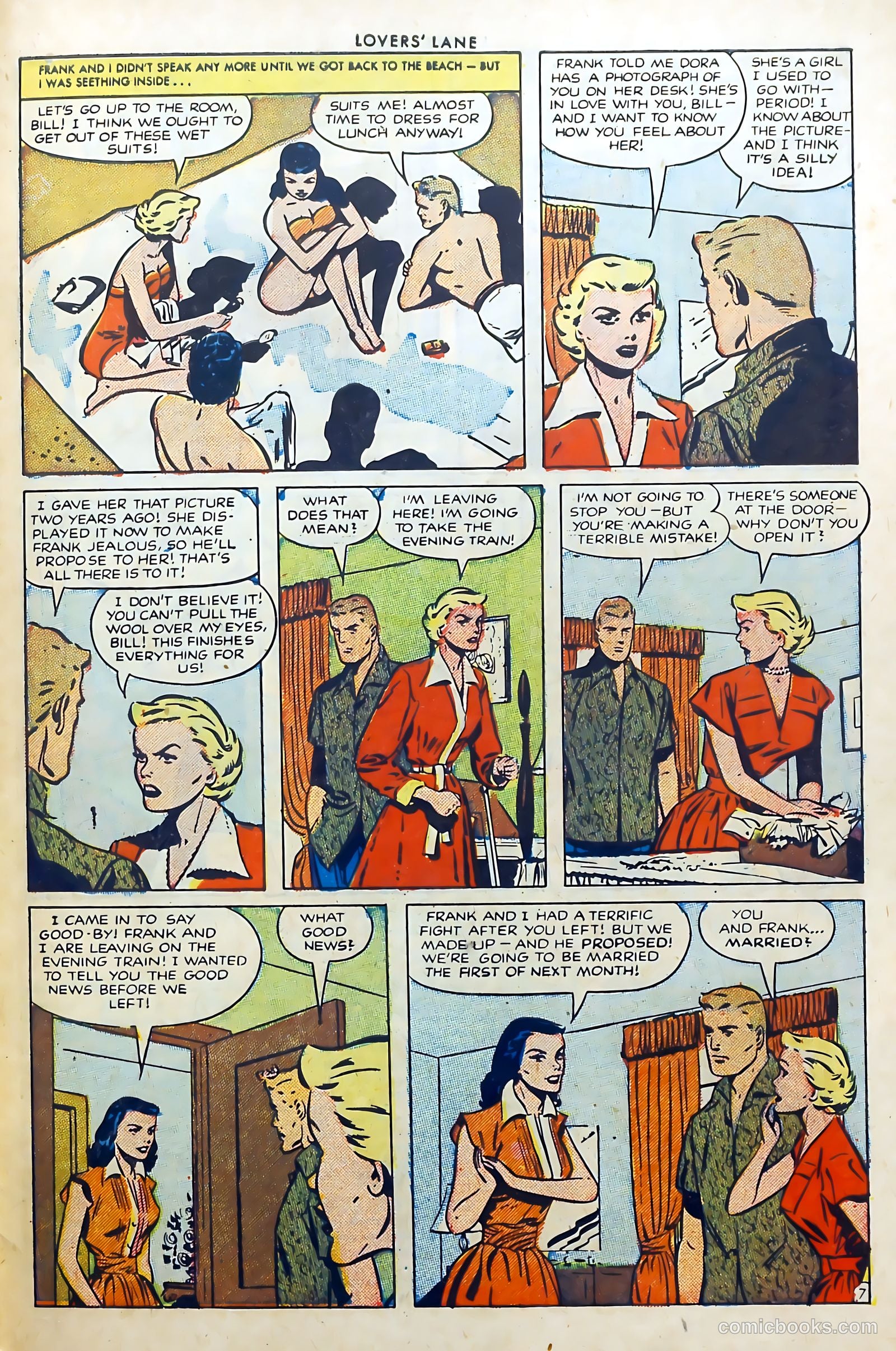 Lovers' Lane #21 (1952) — page 31 of 37