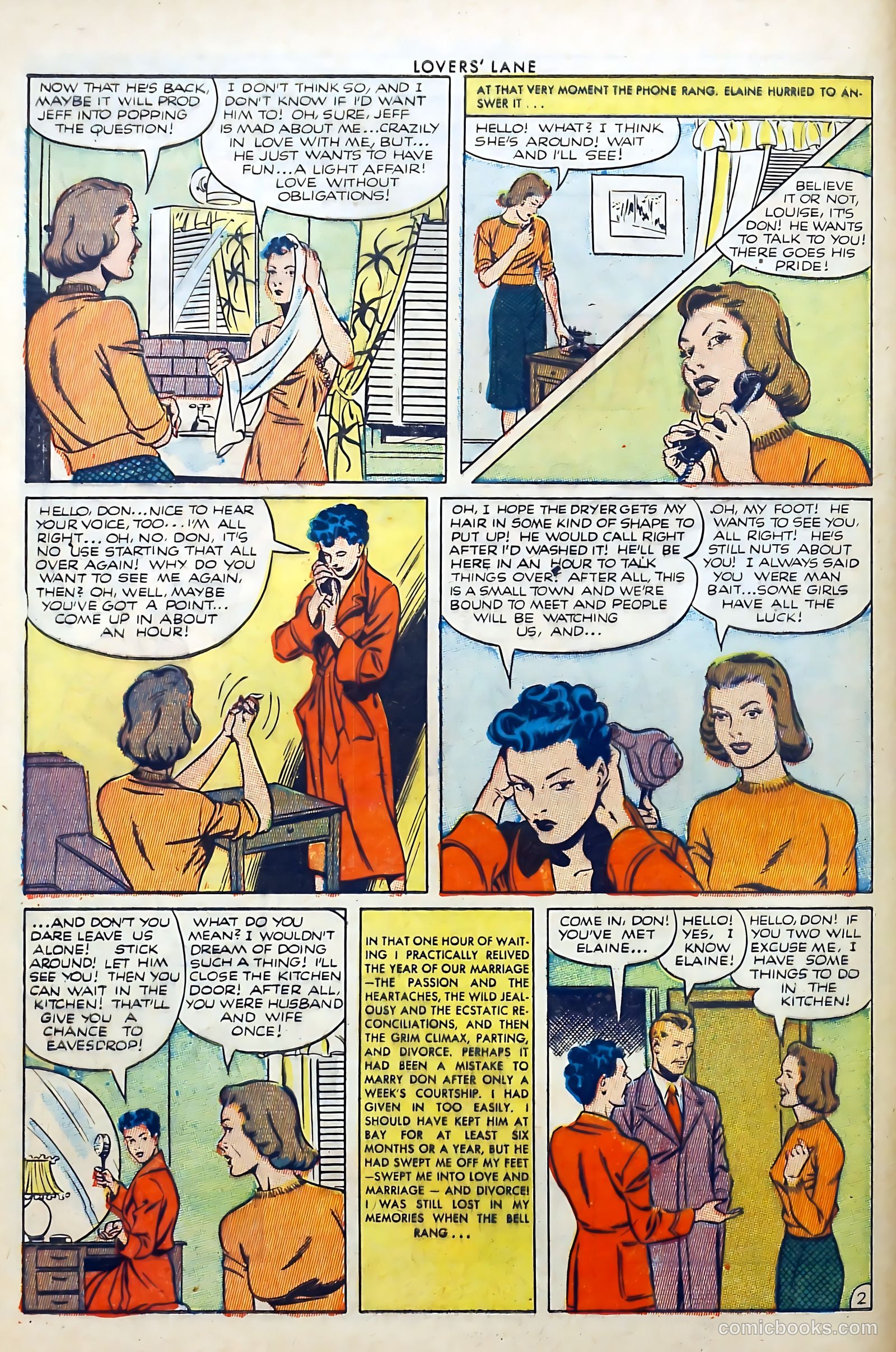 Lovers' Lane #22 (1952) — page 4 of 37