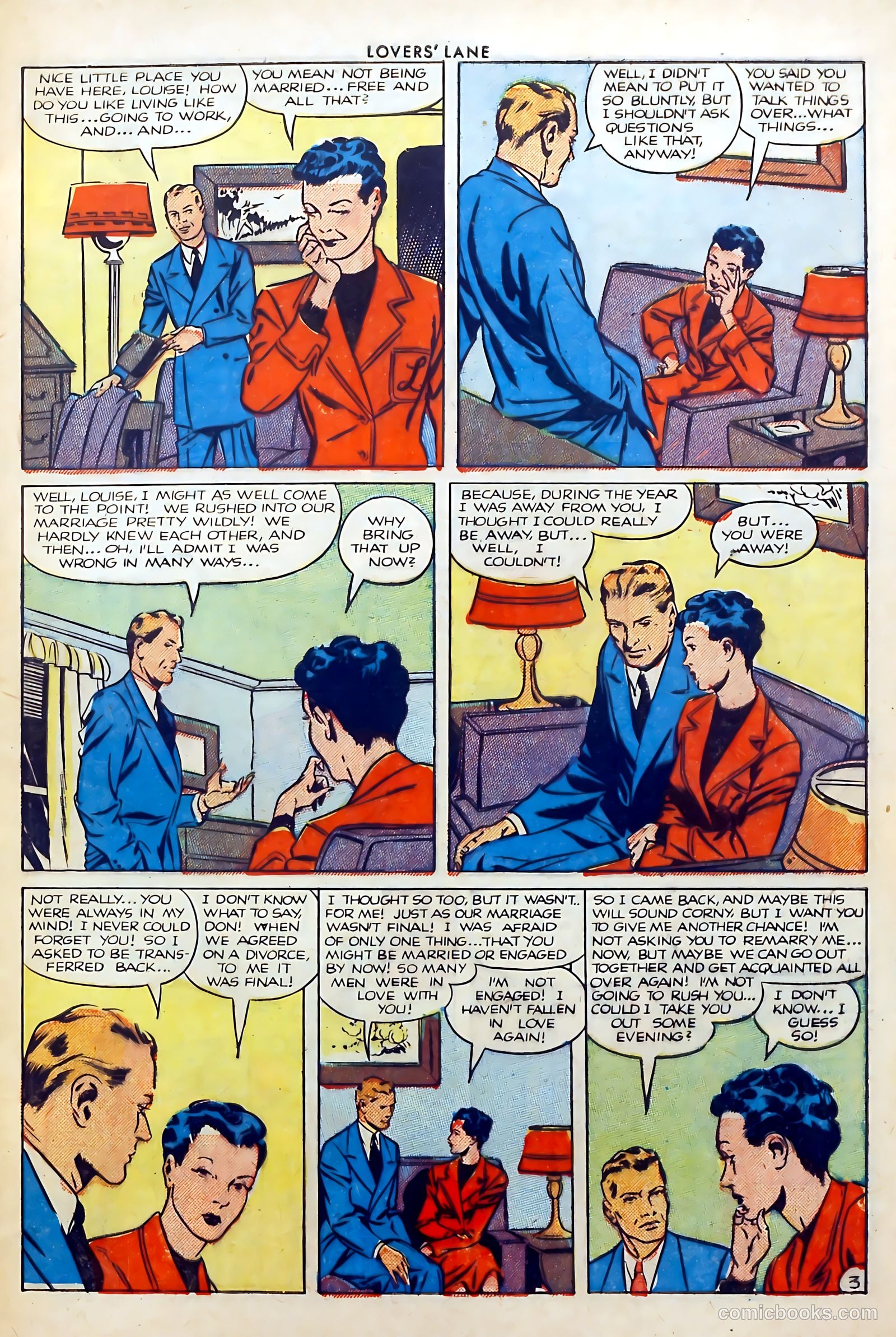 Lovers' Lane #22 (1952) — page 5 of 37