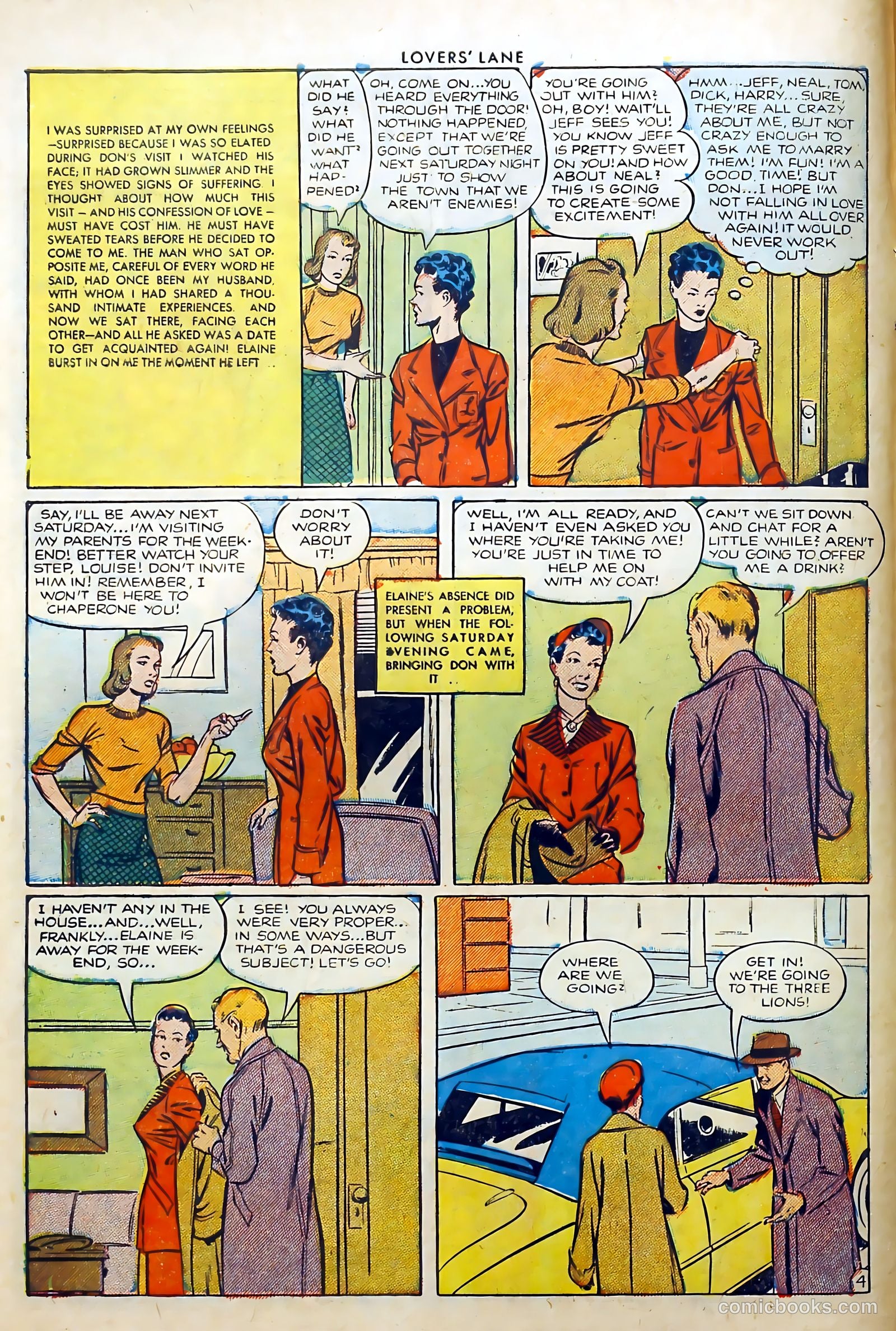 Lovers' Lane #22 (1952) — page 6 of 37