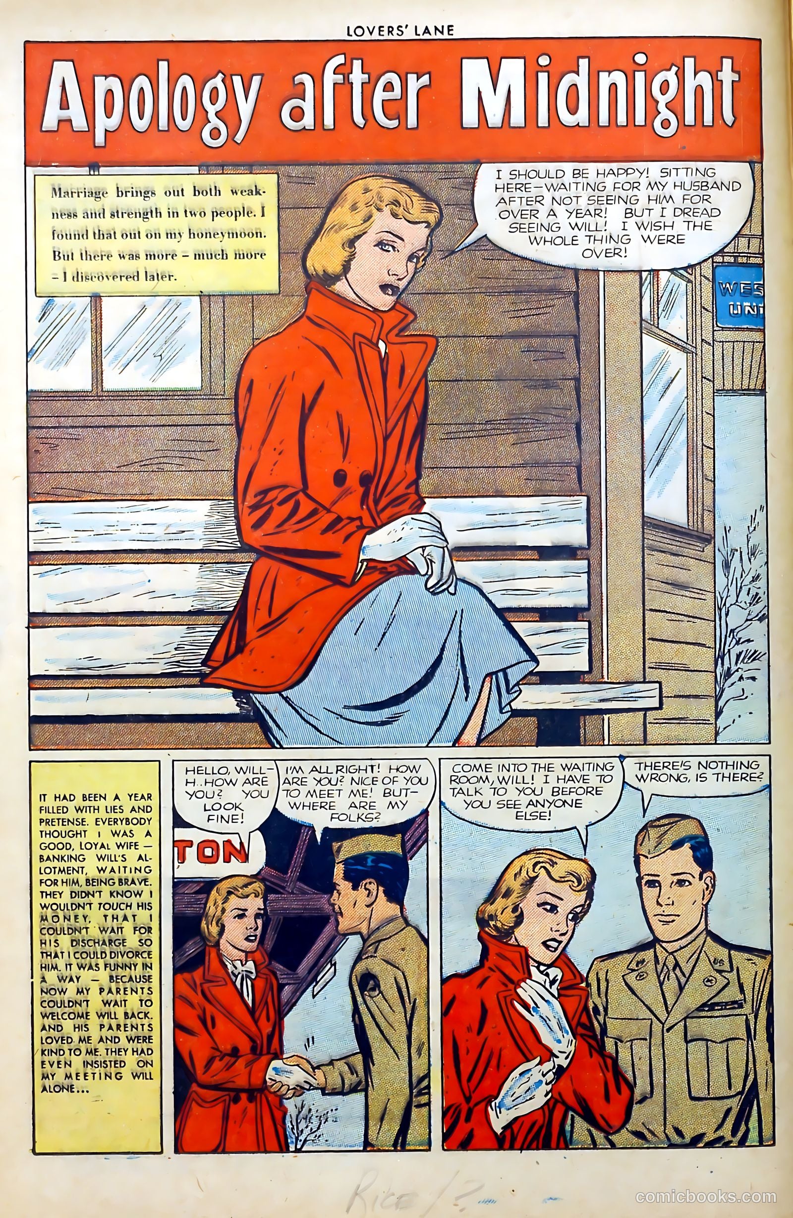 Lovers' Lane #22 (1952) — page 12 of 37