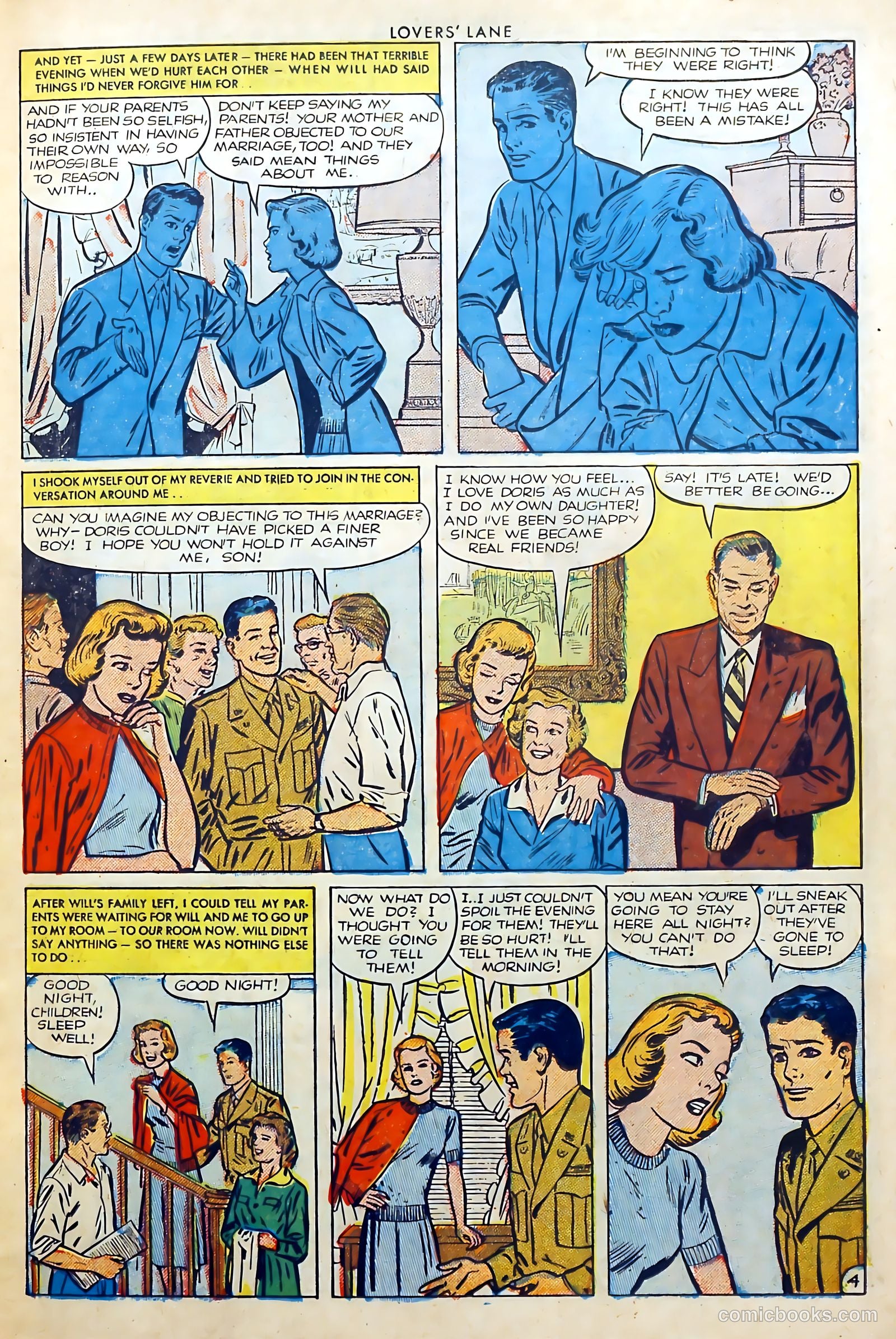 Lovers' Lane #22 (1952) — page 15 of 37