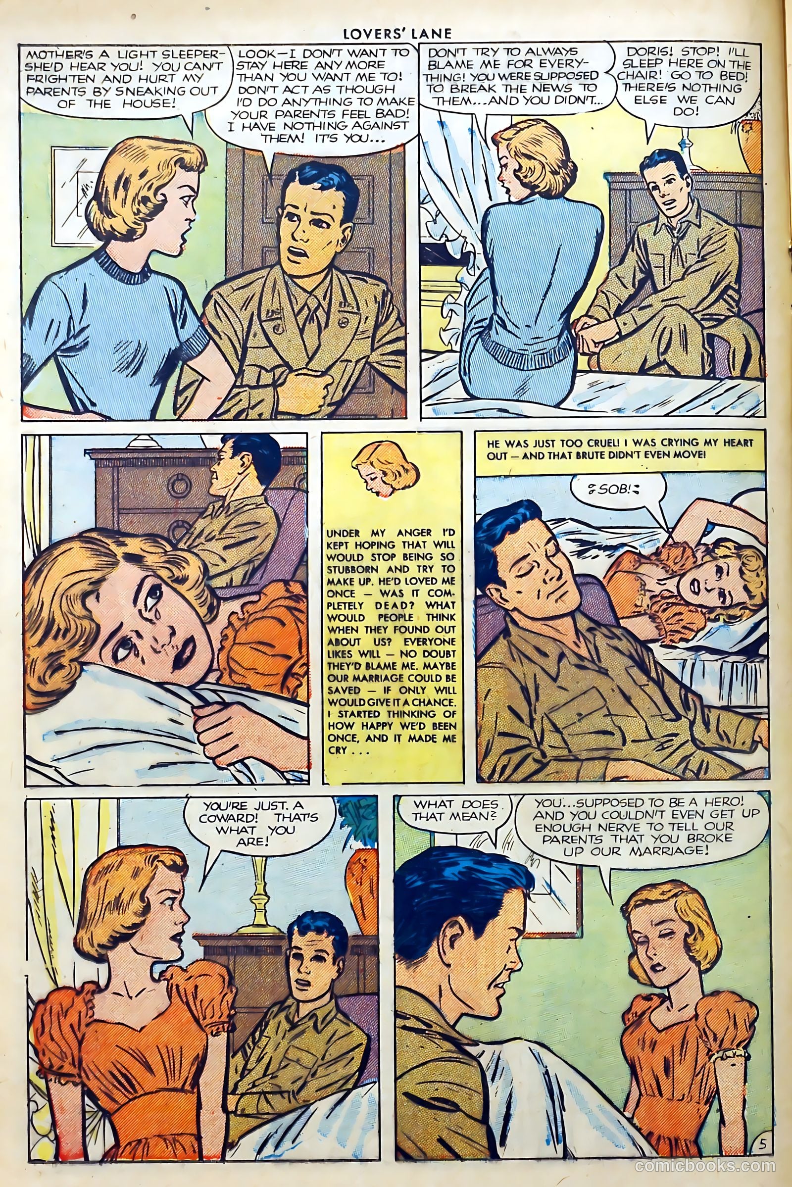 Lovers' Lane #22 (1952) — page 16 of 37