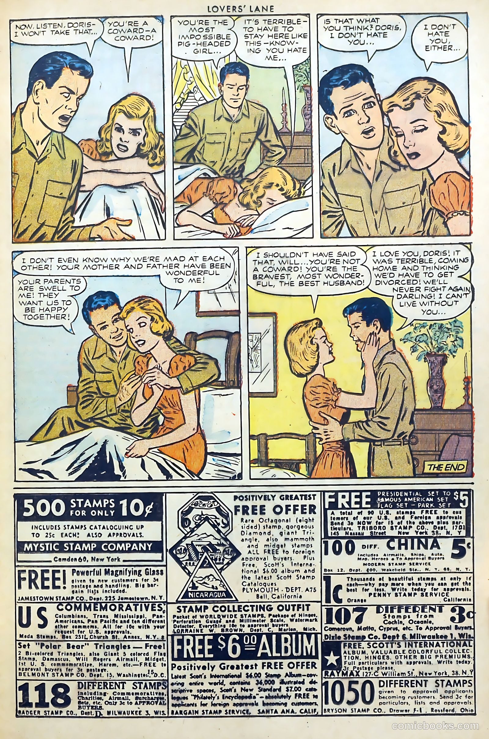 Lovers' Lane #22 (1952) — page 17 of 37