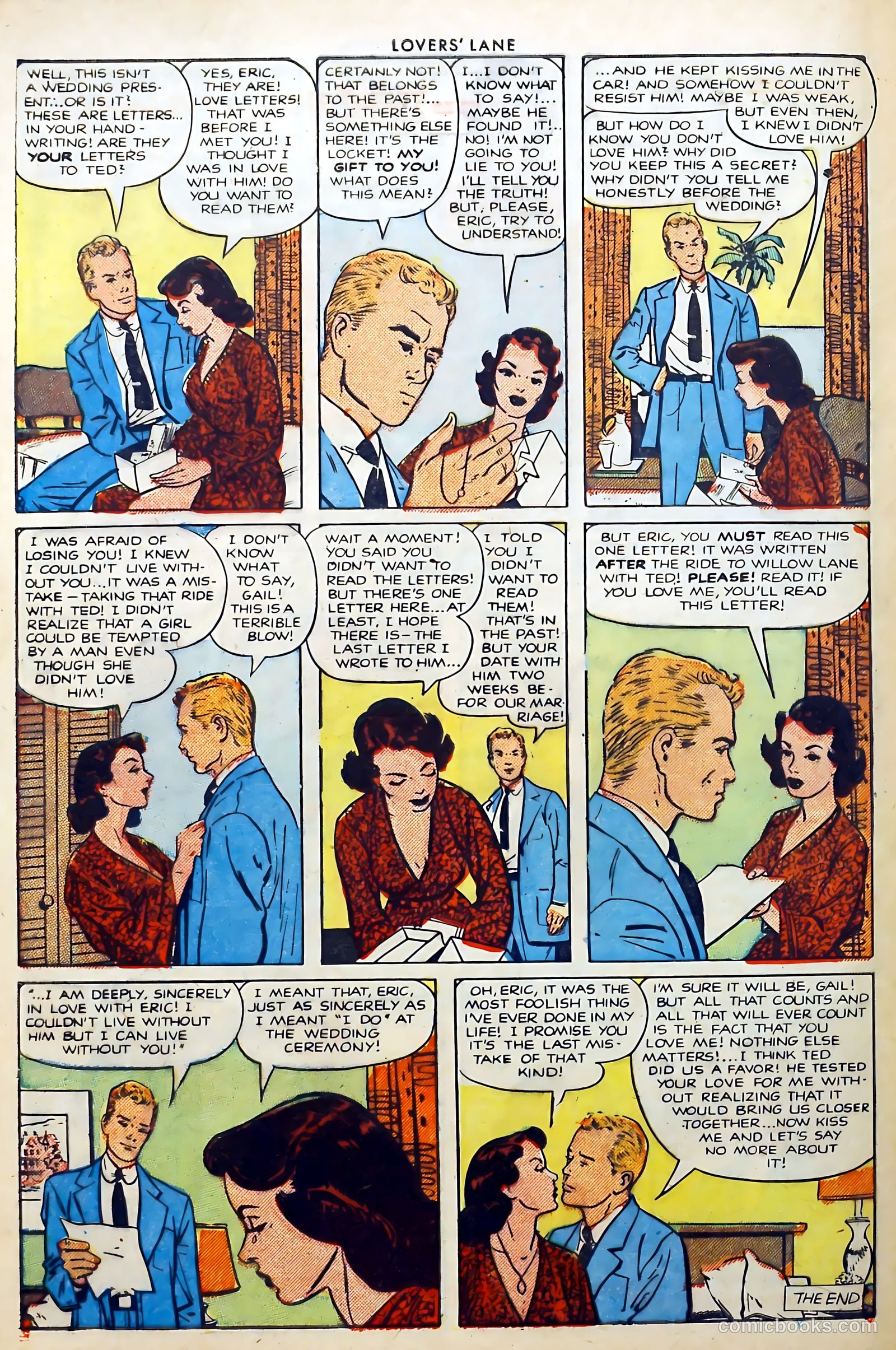 Lovers' Lane #22 (1952) — page 32 of 37