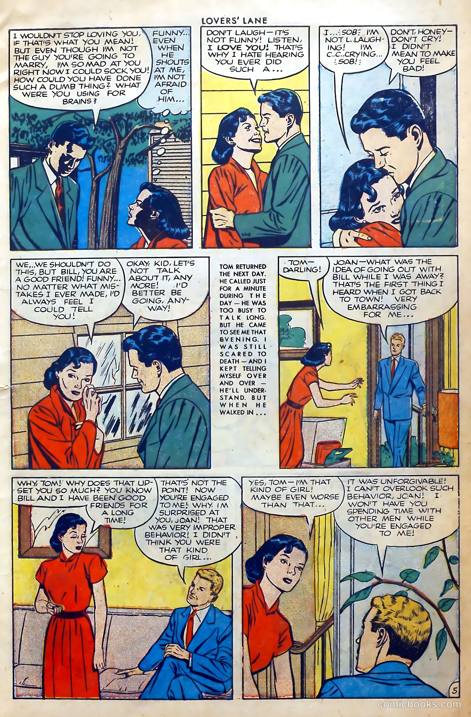 Lovers' Lane #23 (1952) — page 7 of 37
