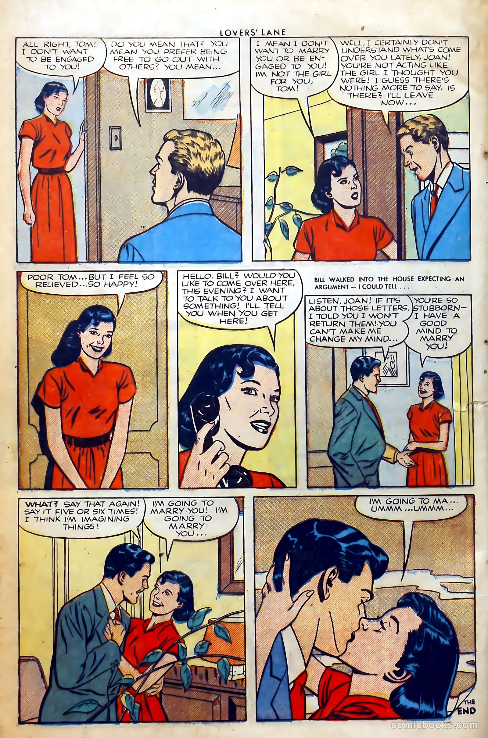 Lovers' Lane #23 (1952) — page 8 of 37