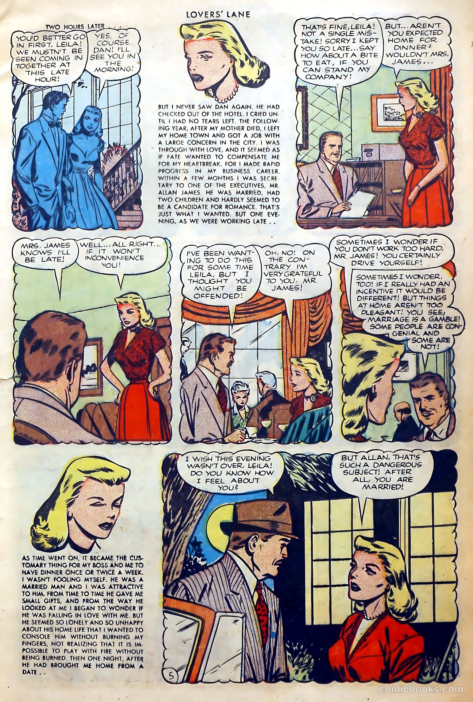 Lovers' Lane #23 (1952) — page 13 of 37