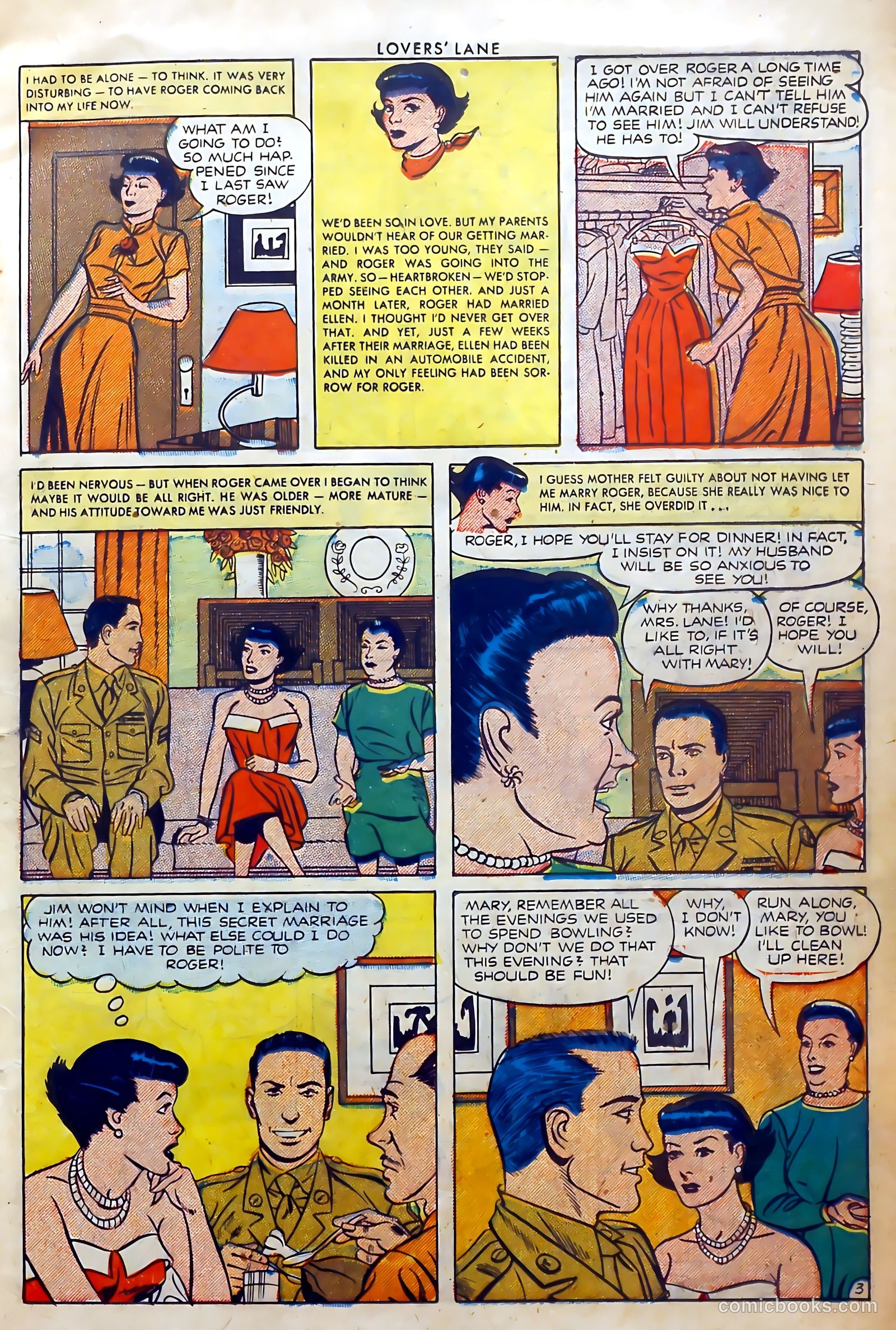 Lovers' Lane #23 (1952) — page 19 of 37