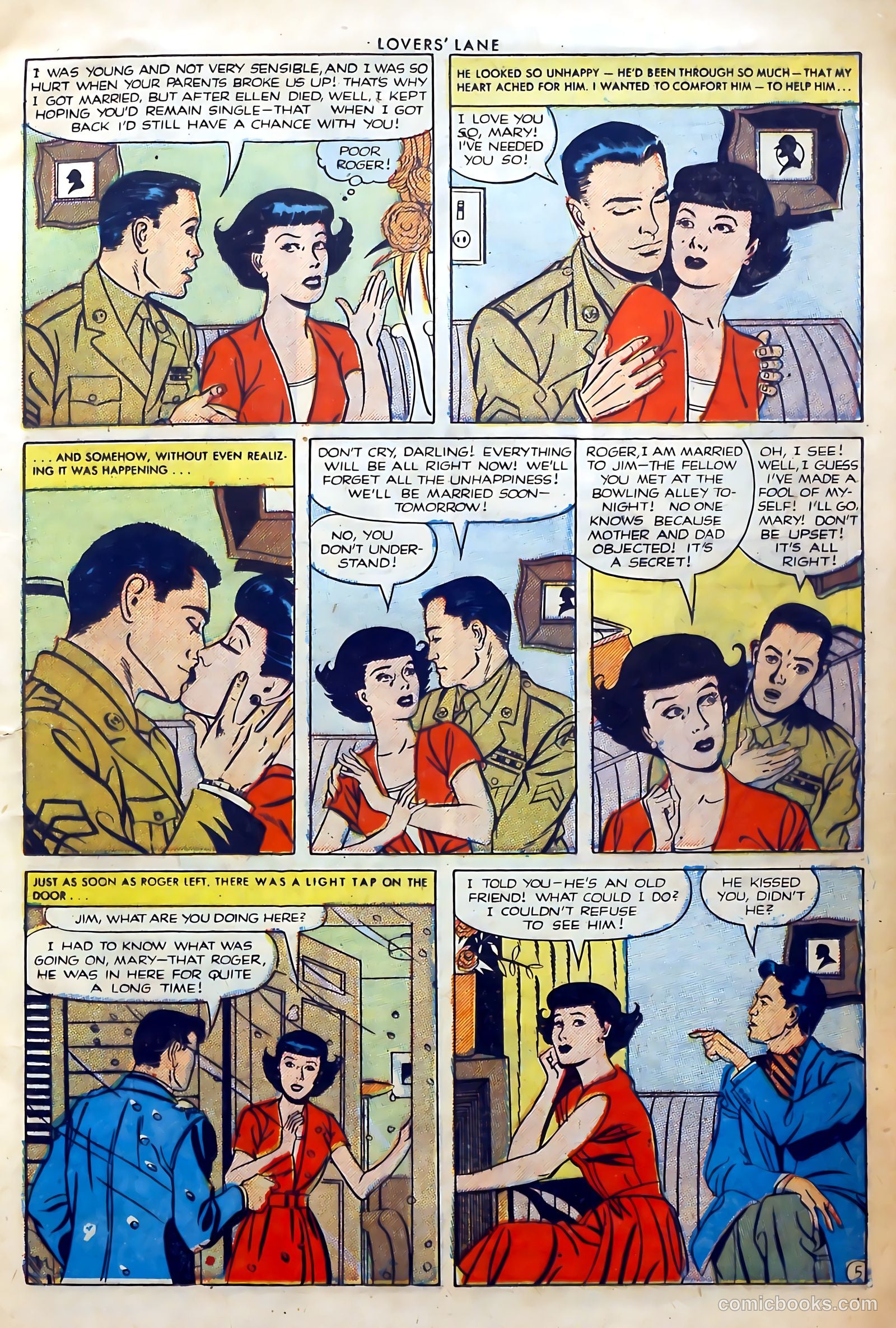 Lovers' Lane #23 (1952) — page 21 of 37