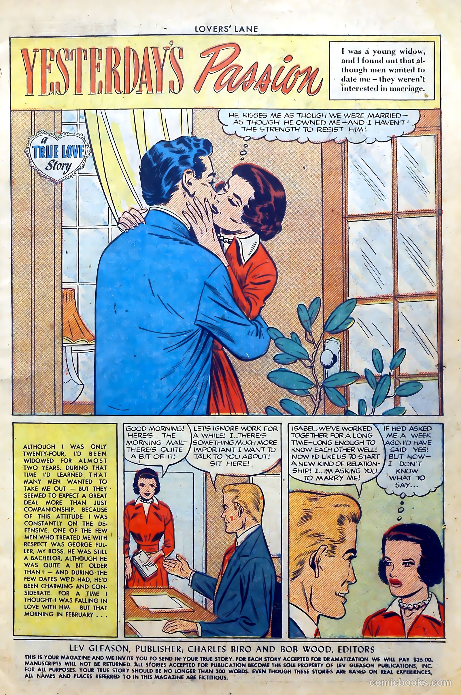 Lovers' Lane #24 (1952) — page 3 of 37