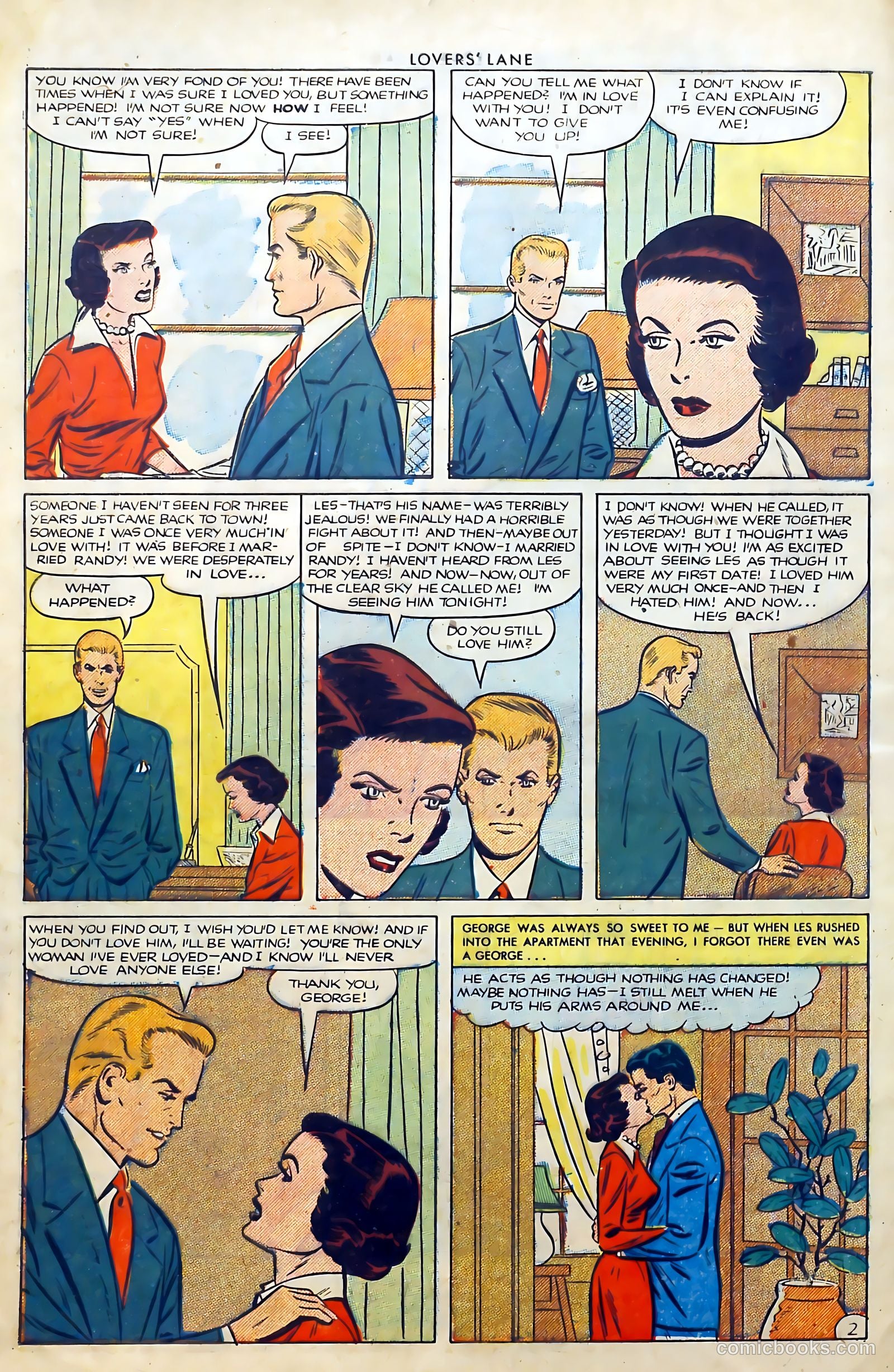 Lovers' Lane #24 (1952) — page 4 of 37