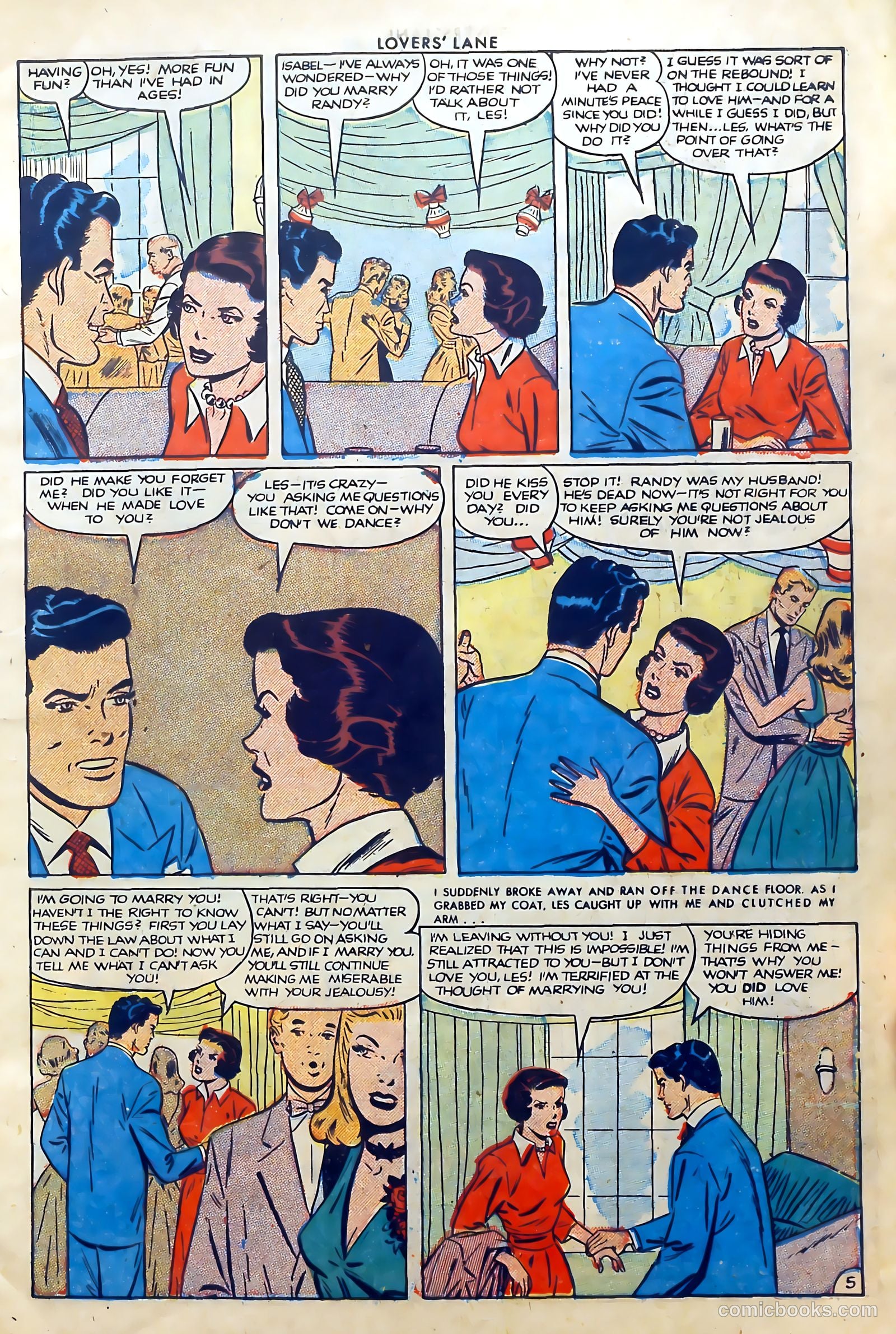 Lovers' Lane #24 (1952) — page 7 of 37
