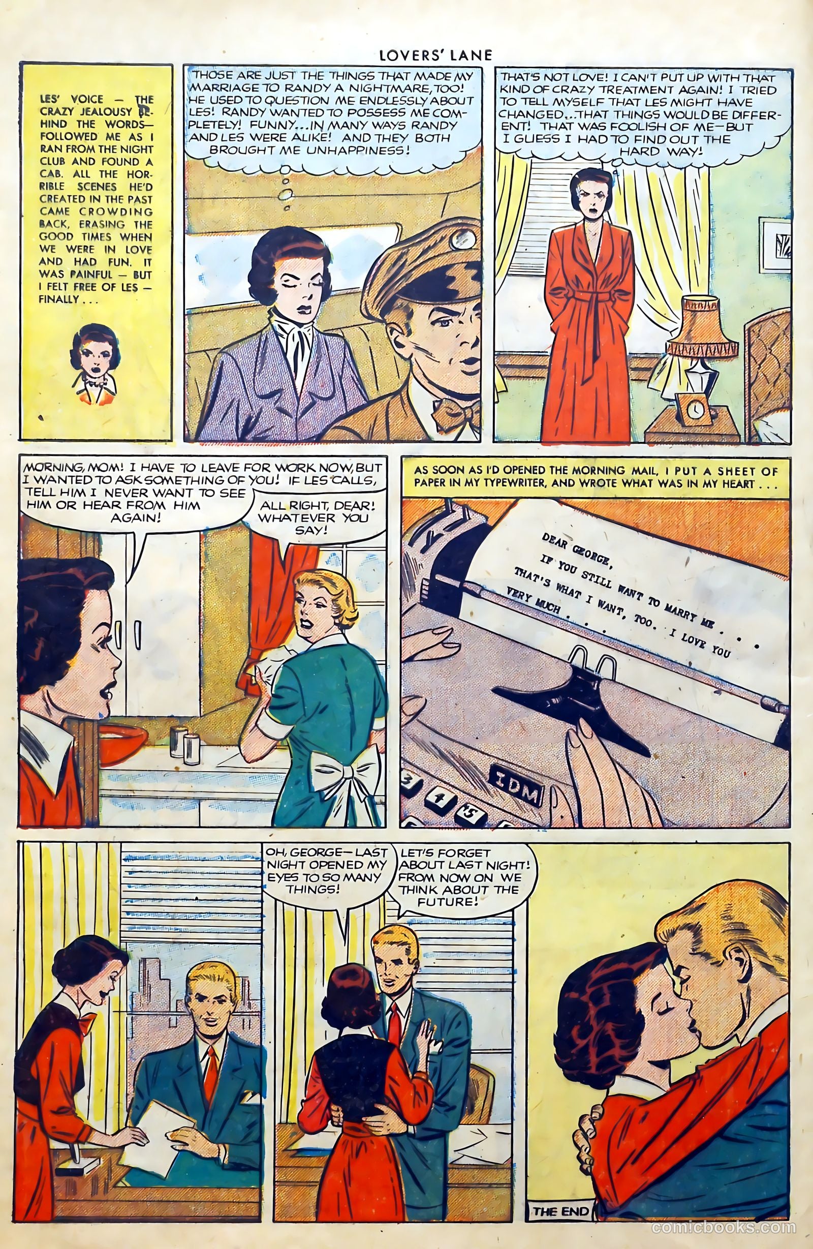 Lovers' Lane #24 (1952) — page 8 of 37