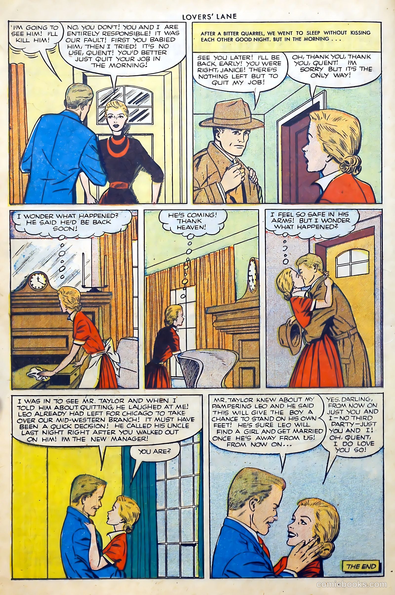 Lovers' Lane #24 (1952) — page 16 of 37