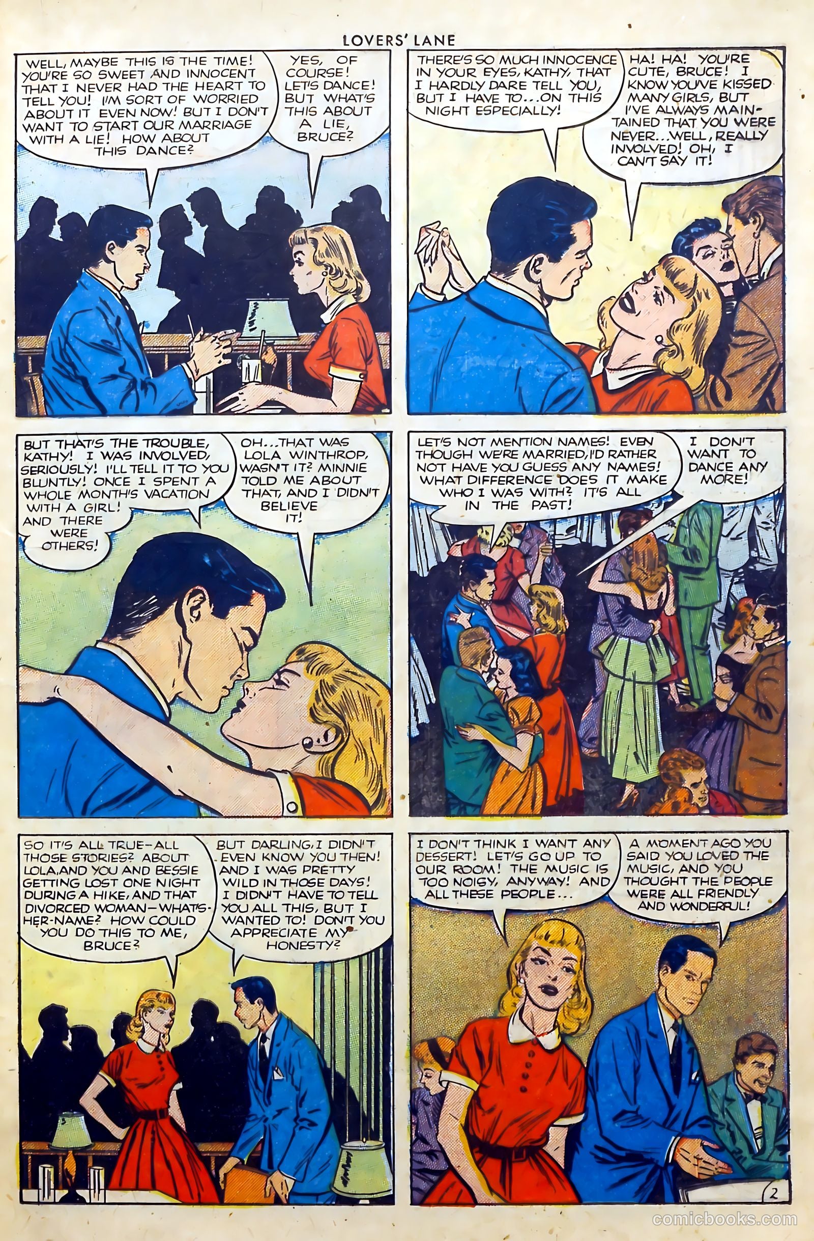 Lovers' Lane #24 (1952) — page 21 of 37