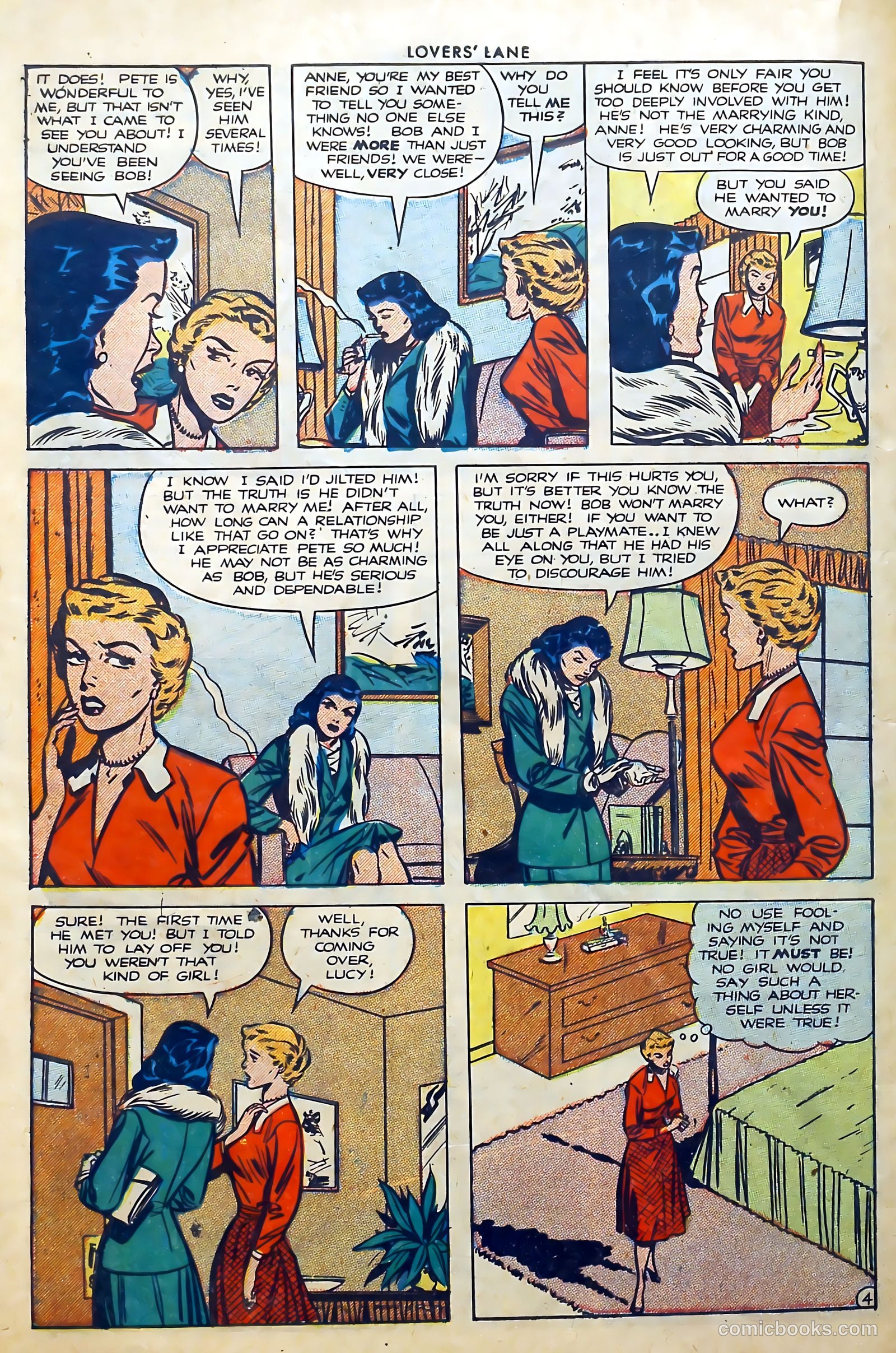 Lovers' Lane #24 (1952) — page 30 of 37