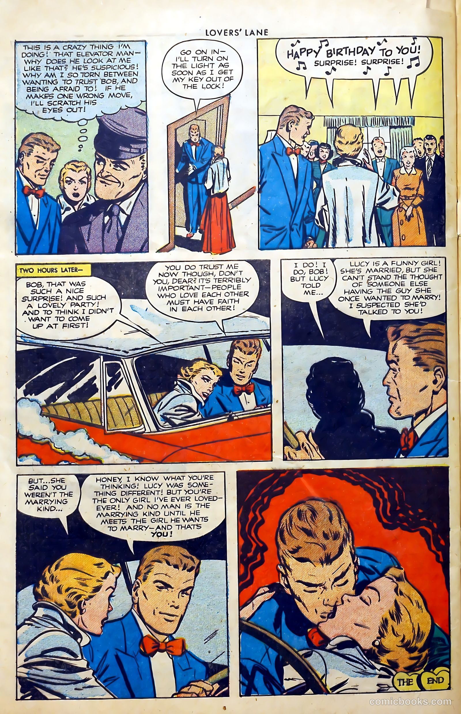 Lovers' Lane #24 (1952) — page 32 of 37