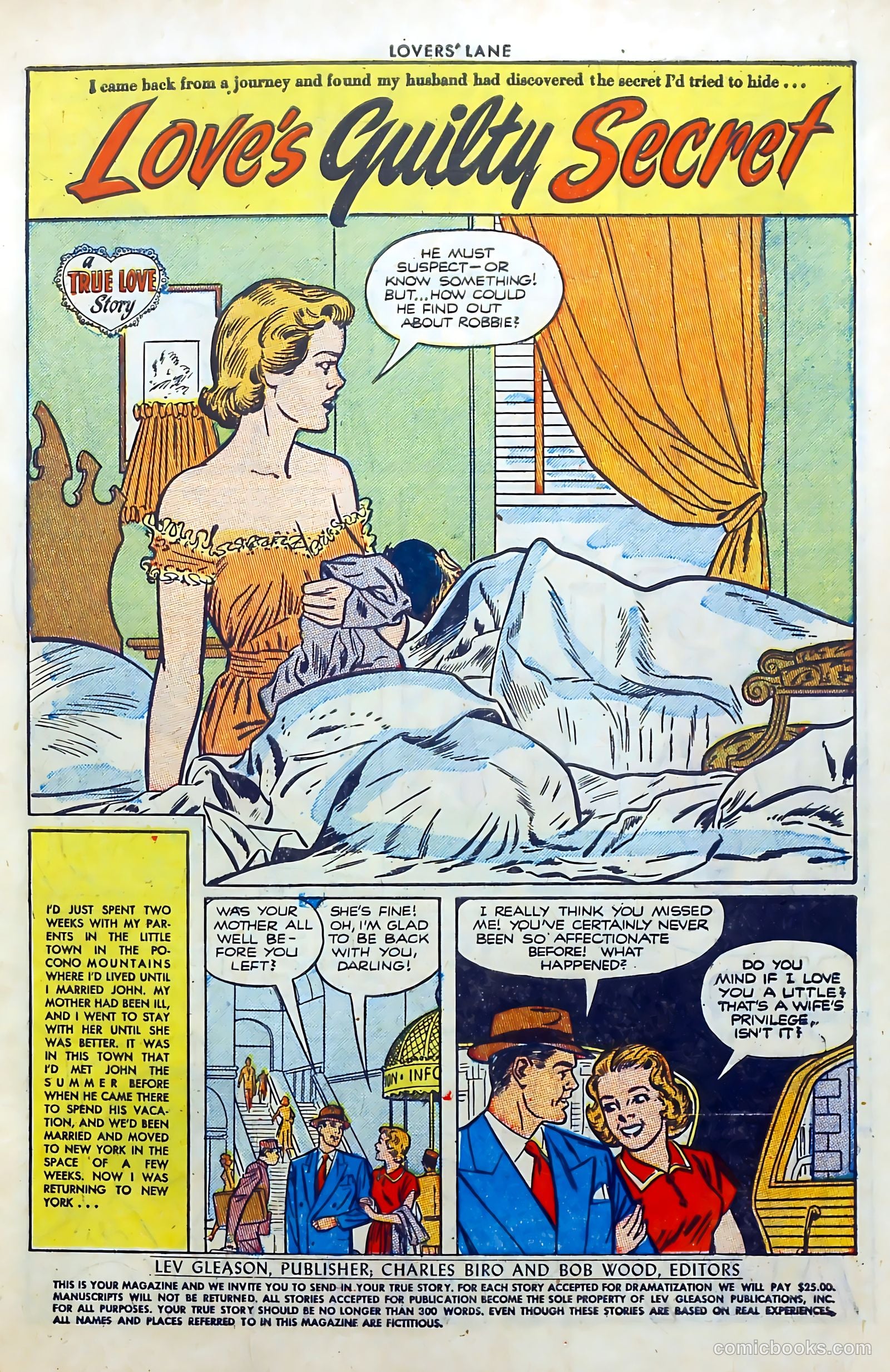 Lovers' Lane #25 (1952) — page 3 of 37
