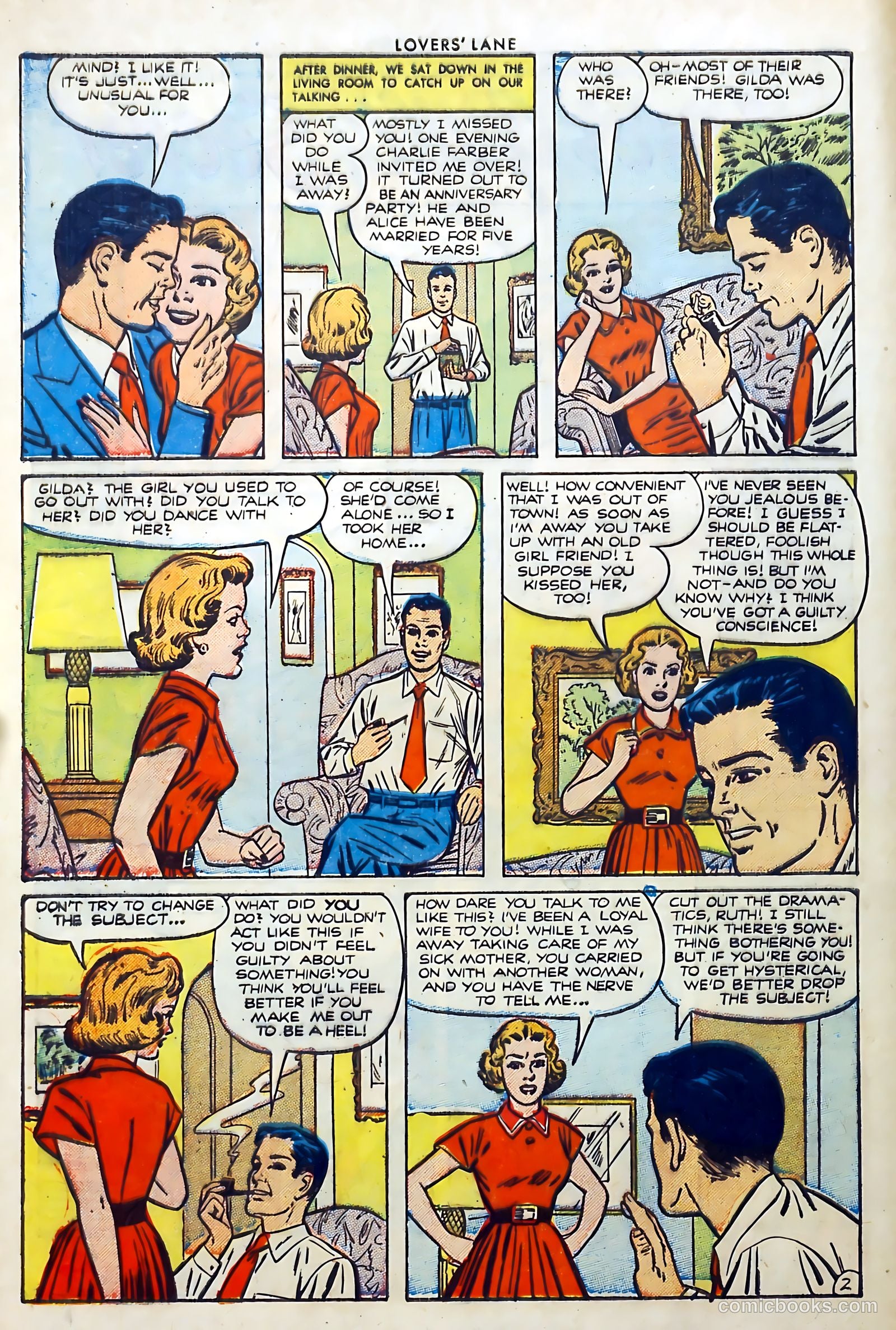 Lovers' Lane #25 (1952) — page 4 of 37