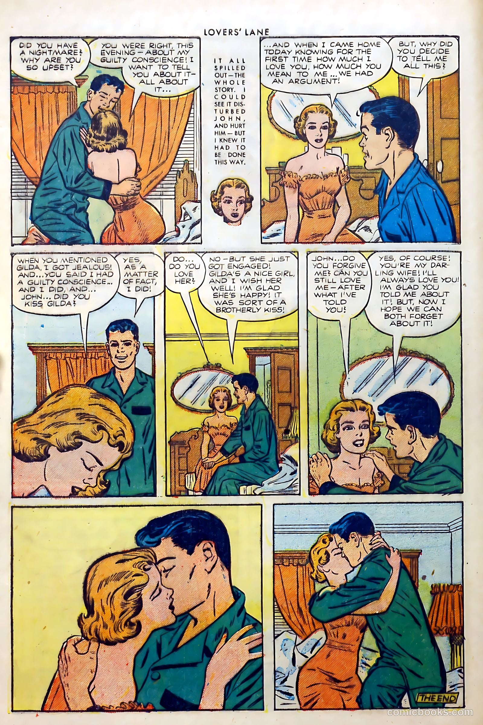 Lovers' Lane #25 (1952) — page 8 of 37