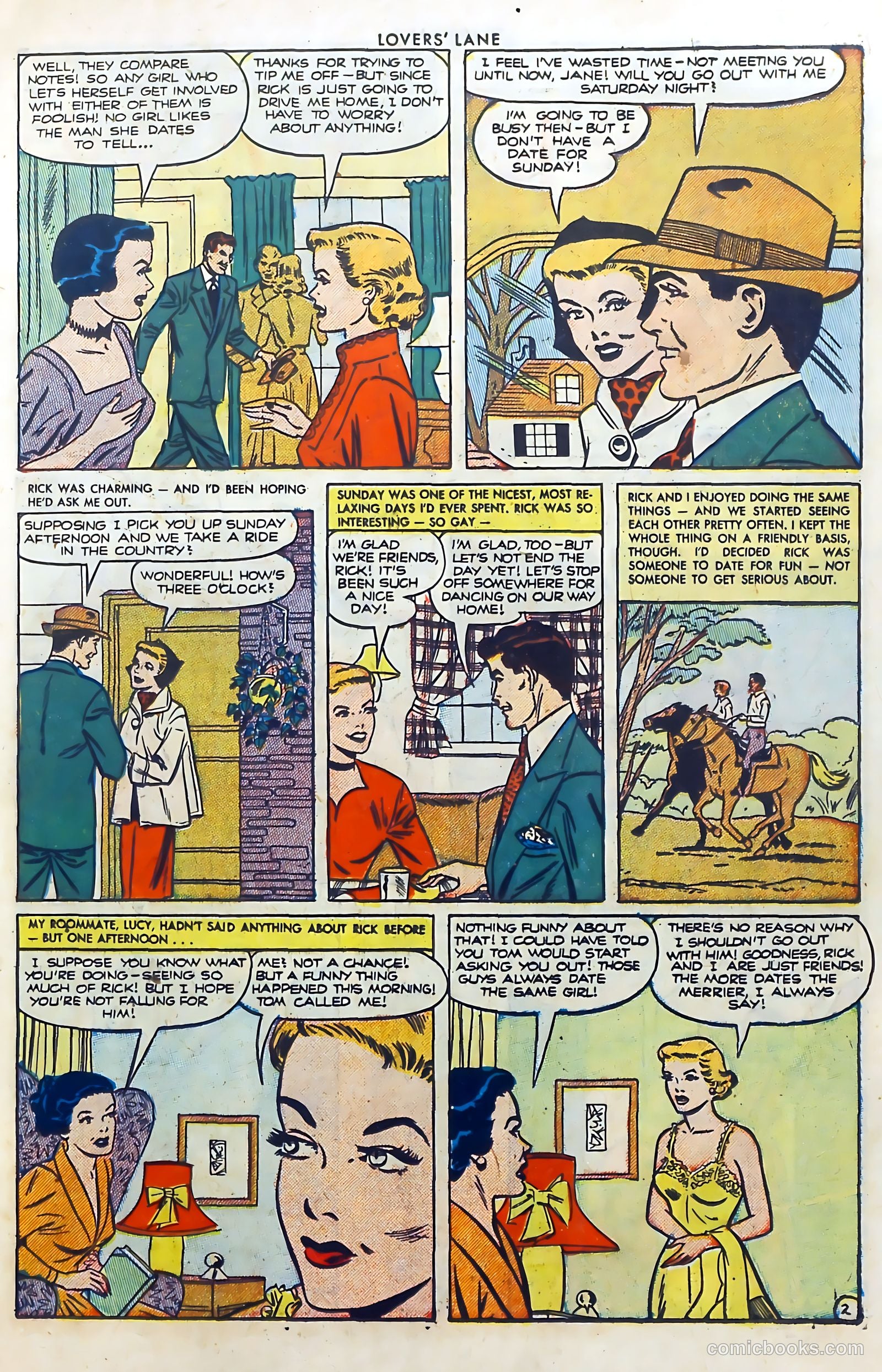 Lovers' Lane #25 (1952) — page 11 of 37