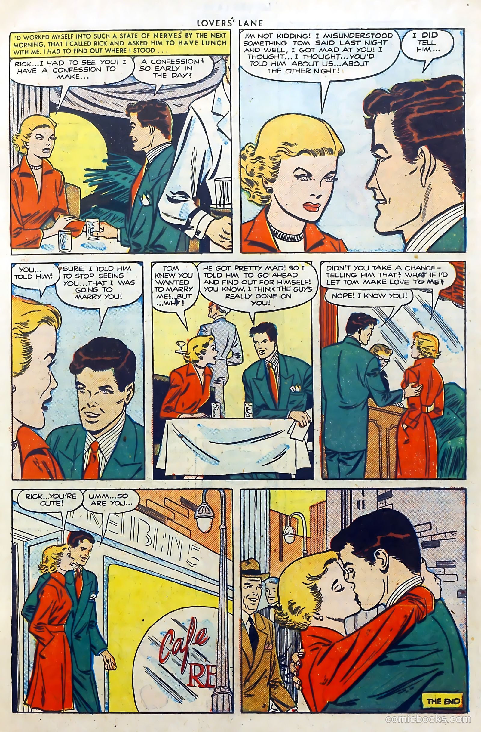 Lovers' Lane #25 (1952) — page 15 of 37