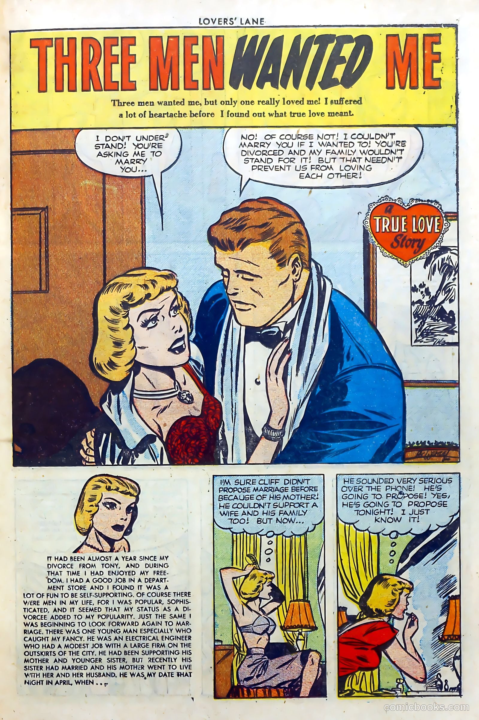 Lovers' Lane #25 (1952) — page 19 of 37