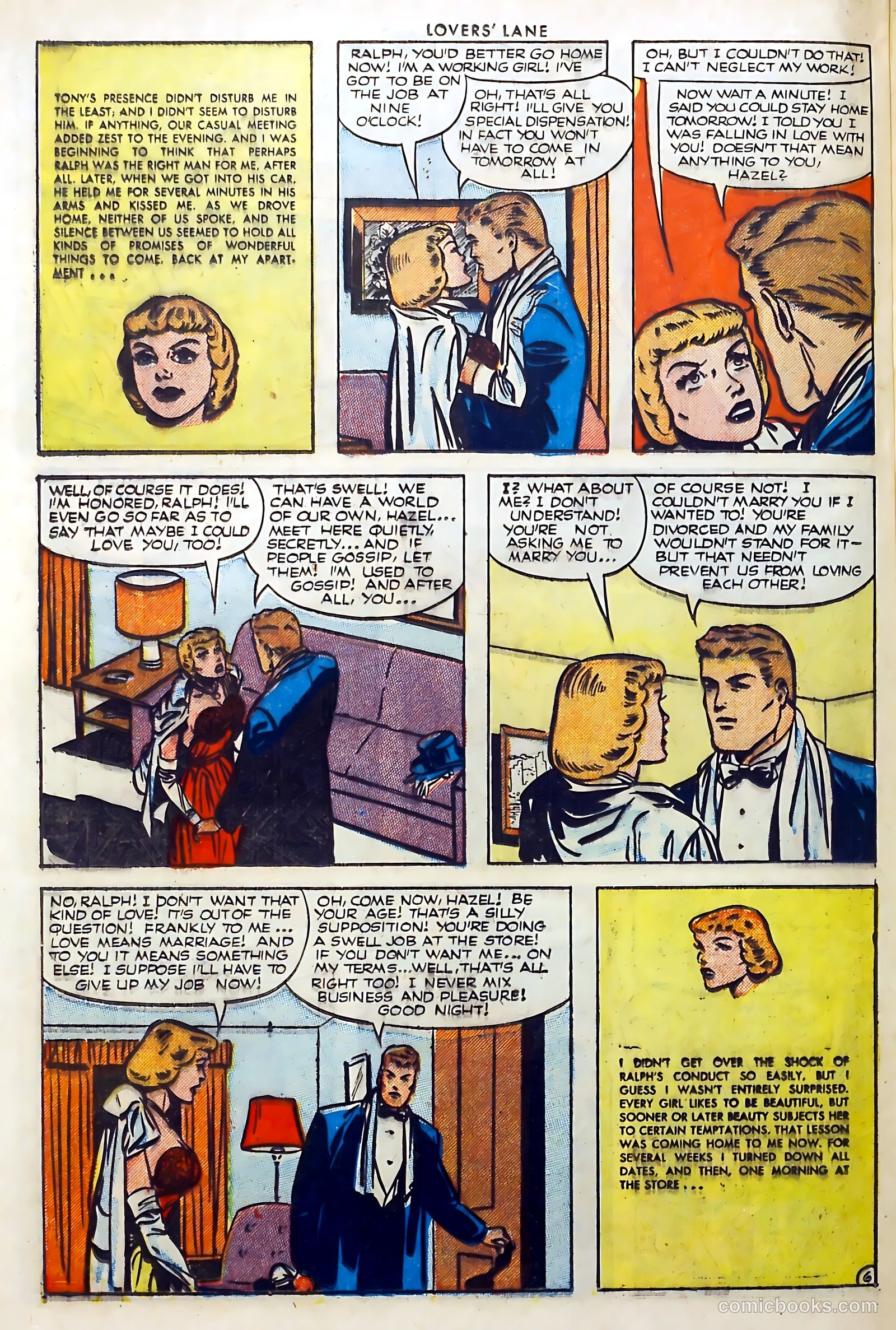 Lovers' Lane #25 (1952) — page 24 of 37