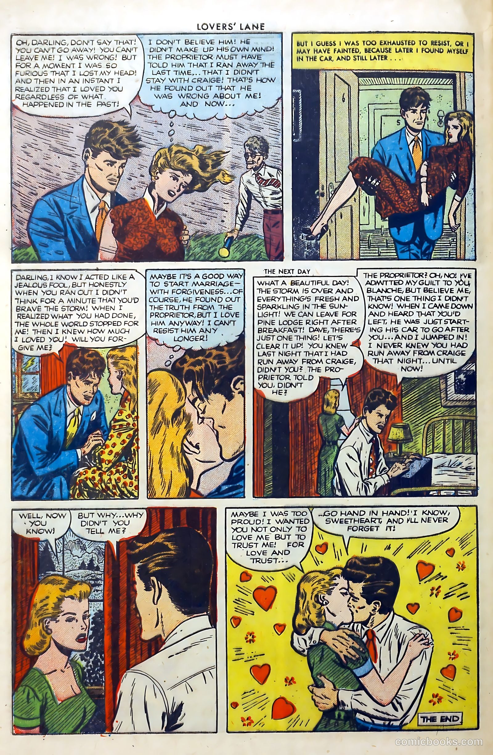 Lovers' Lane #25 (1952) — page 32 of 37