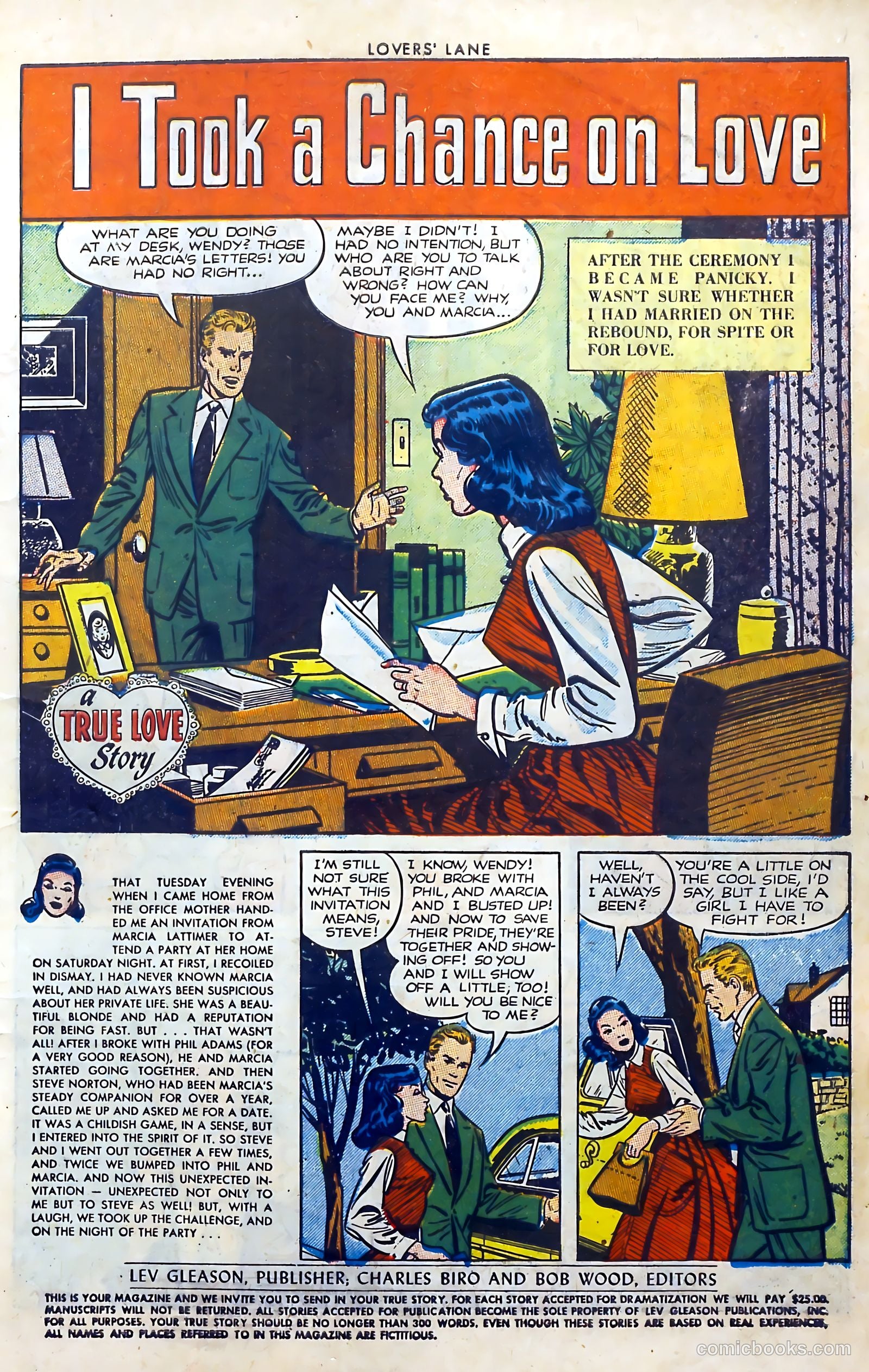 Lovers' Lane #26 (1952) — page 3 of 37
