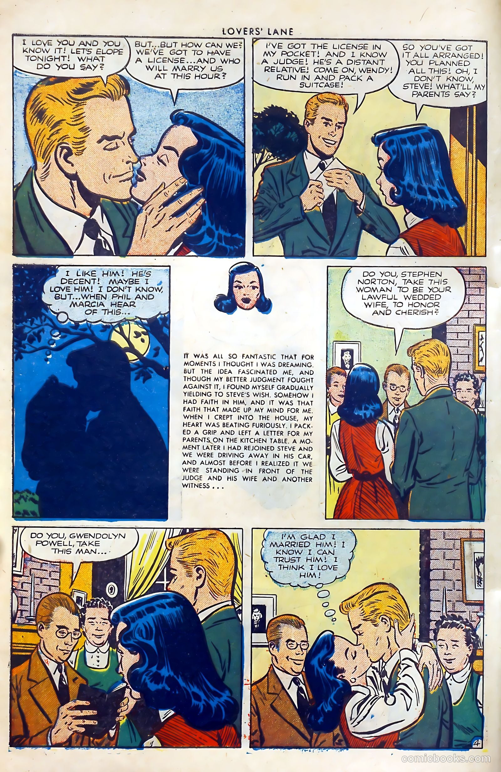 Lovers' Lane #26 (1952) — page 6 of 37