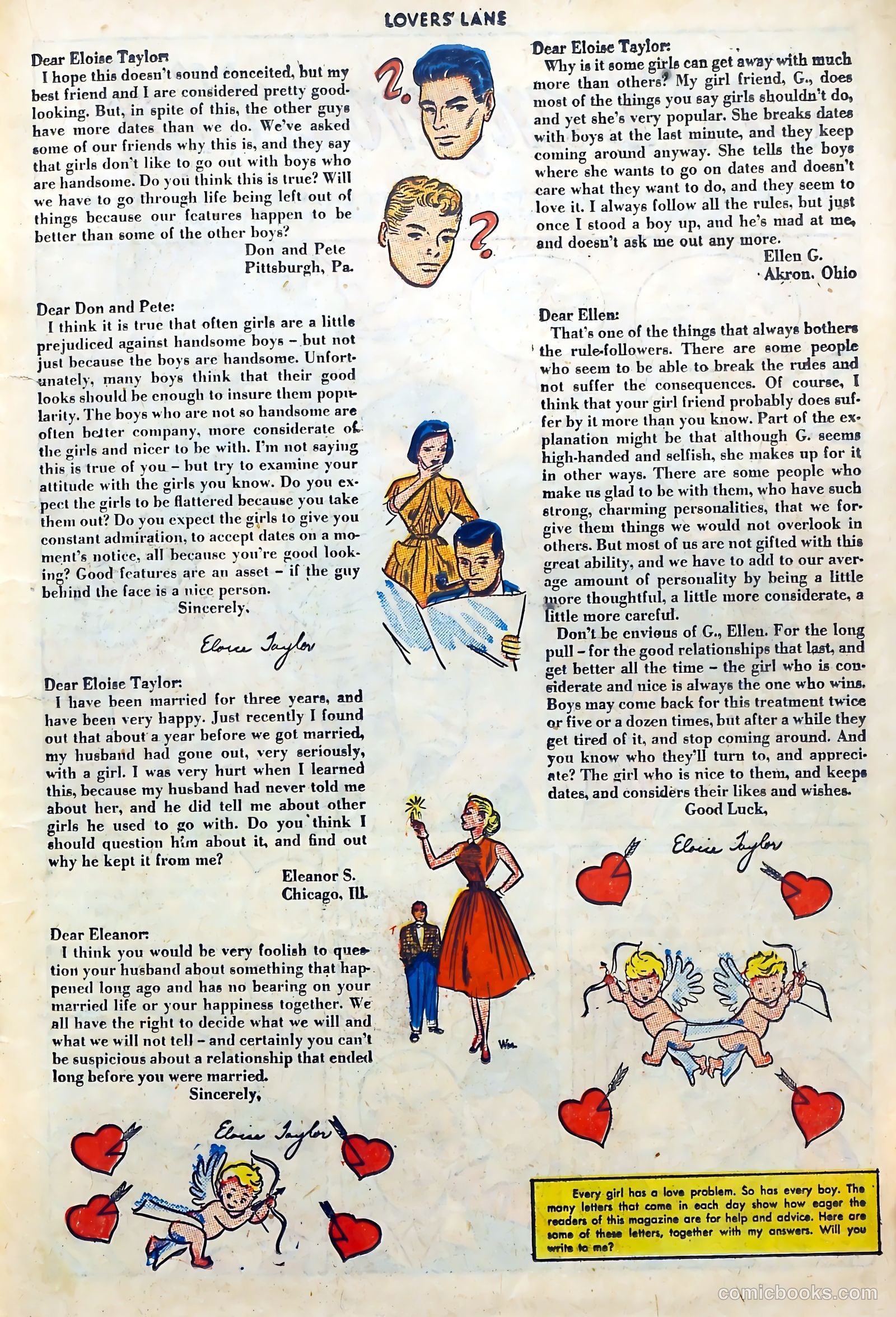 Lovers' Lane #26 (1952) — page 19 of 37