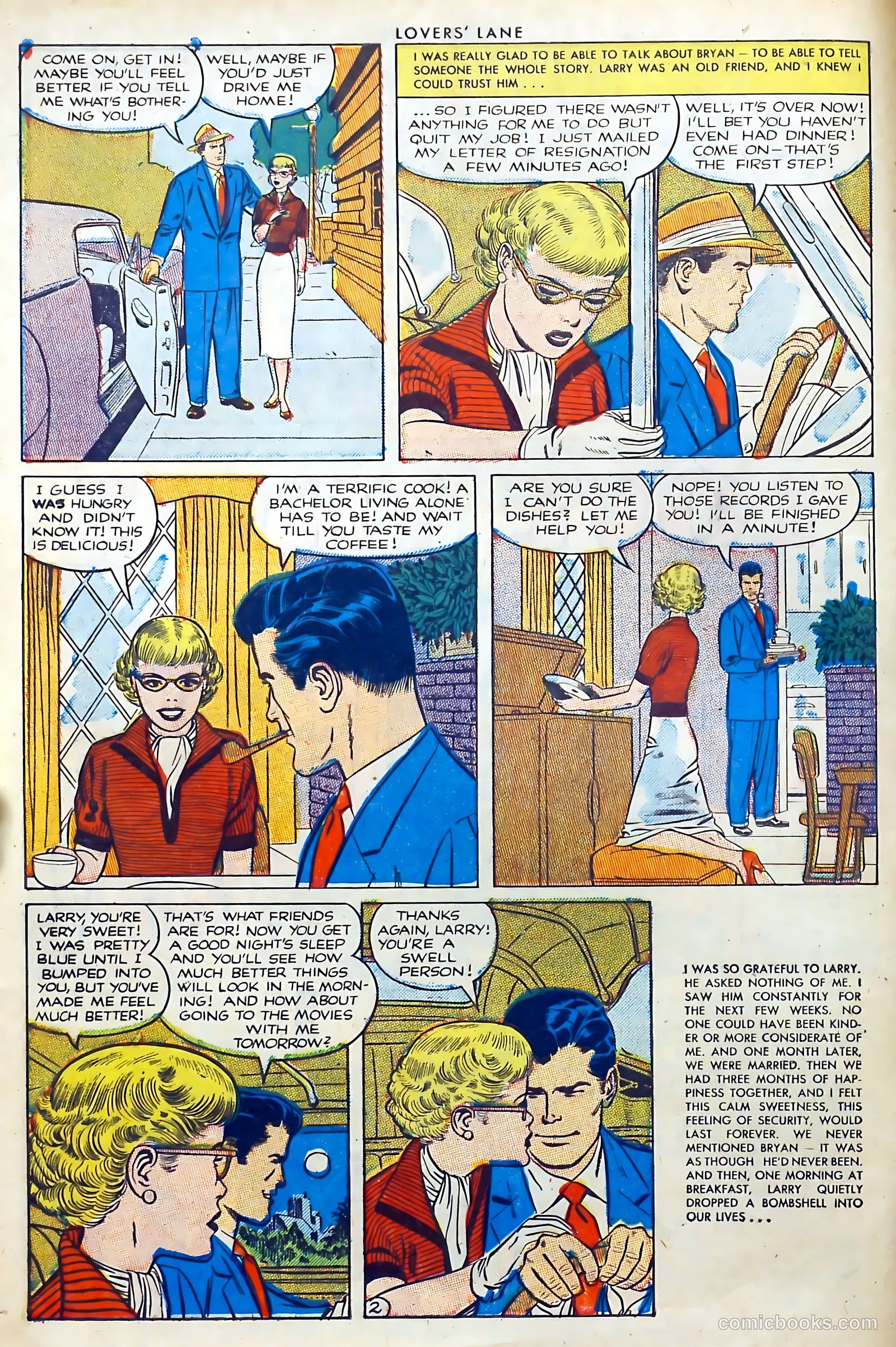 Lovers' Lane #27 (1952) — page 4 of 36