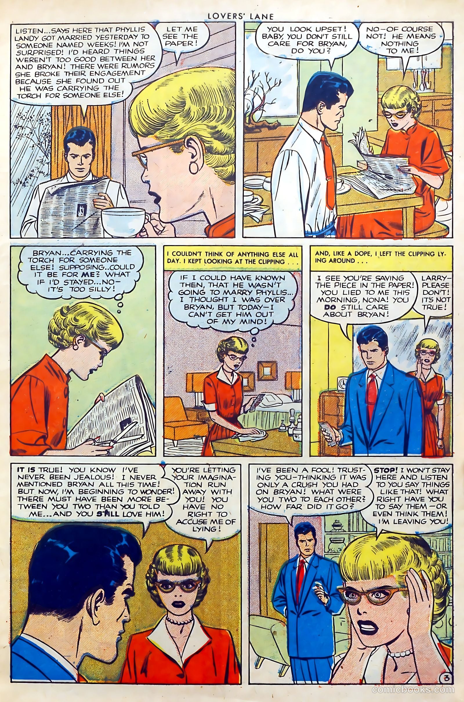 Lovers' Lane #27 (1952) — page 5 of 36