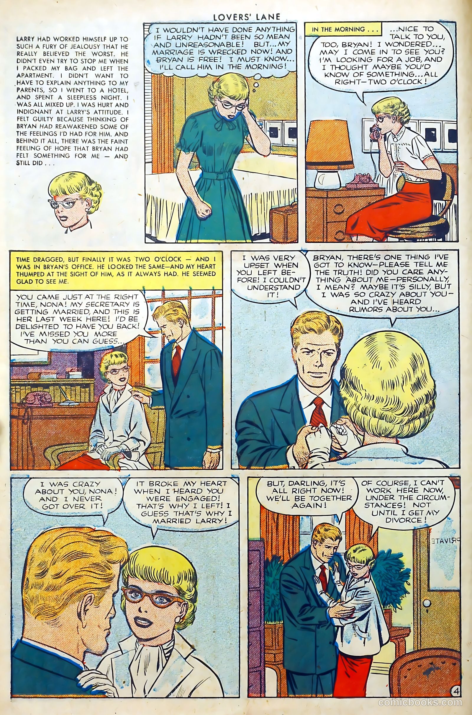 Lovers' Lane #27 (1952) — page 6 of 36